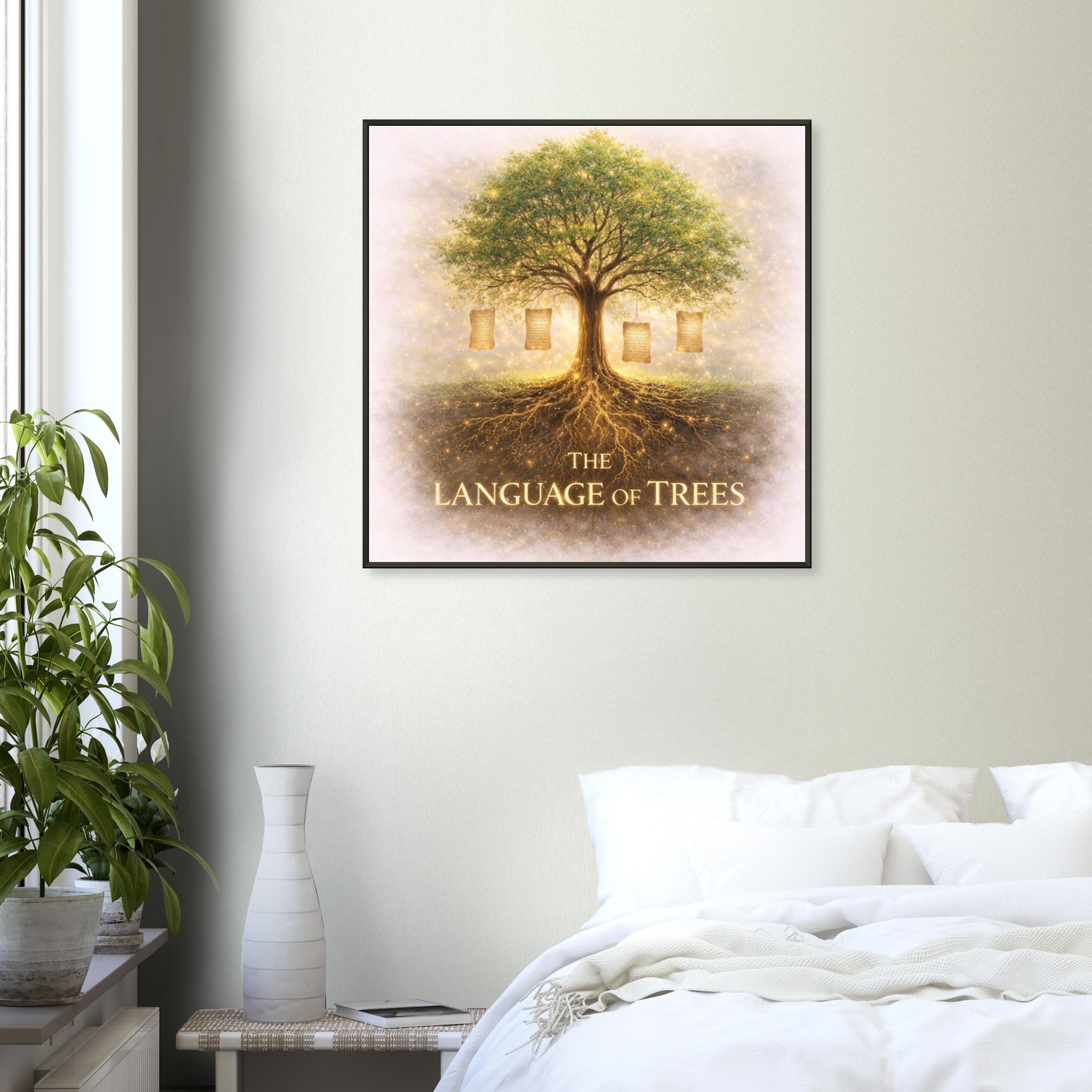 classic semi glossy paper metal framed poster the language of trees 75d676ed-a088-4e9b-89f6-827093ae7a46