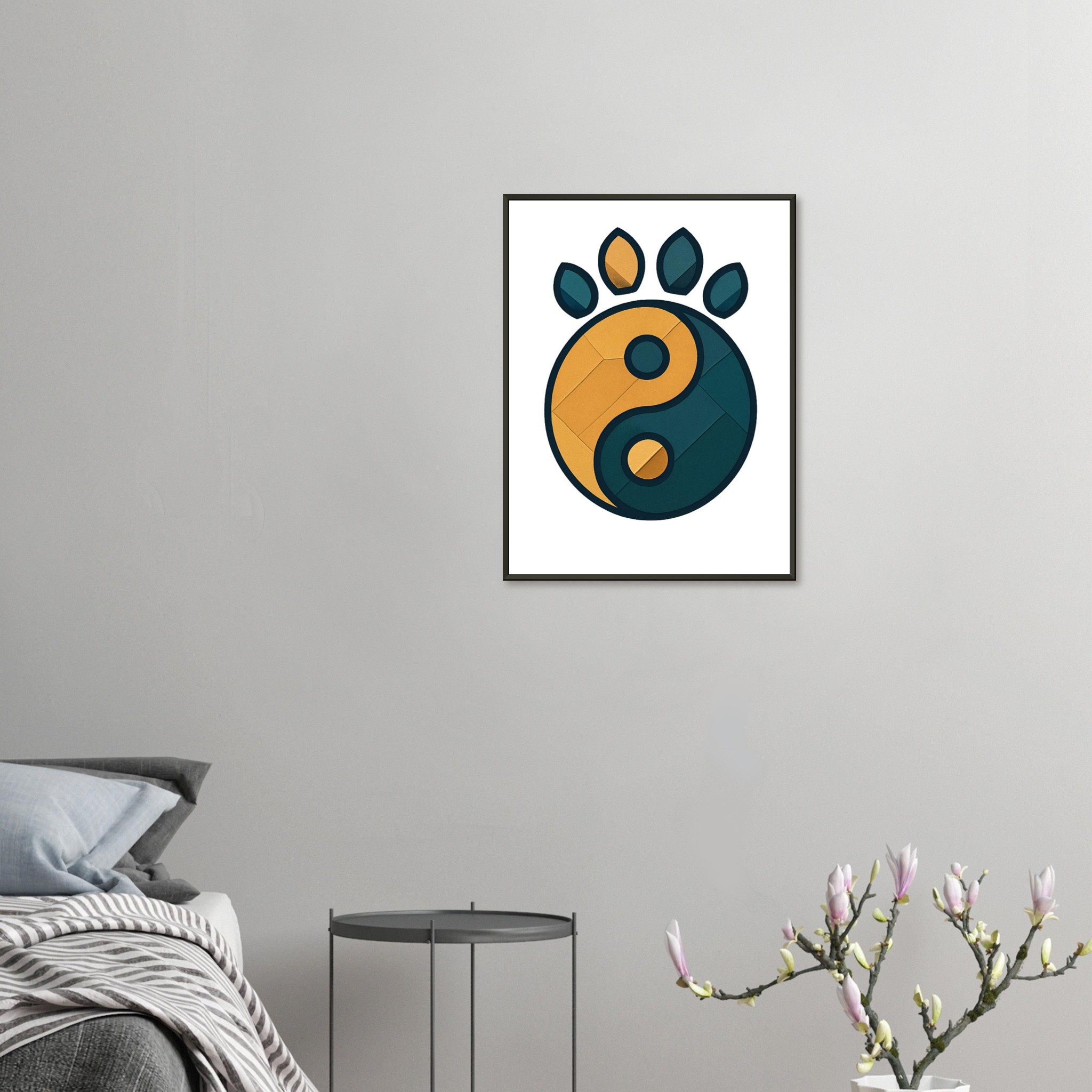 classic semi glossy paper metal framed poster yin and yang 762d59c2-63ce-416d-8767-7e120b878ebb
