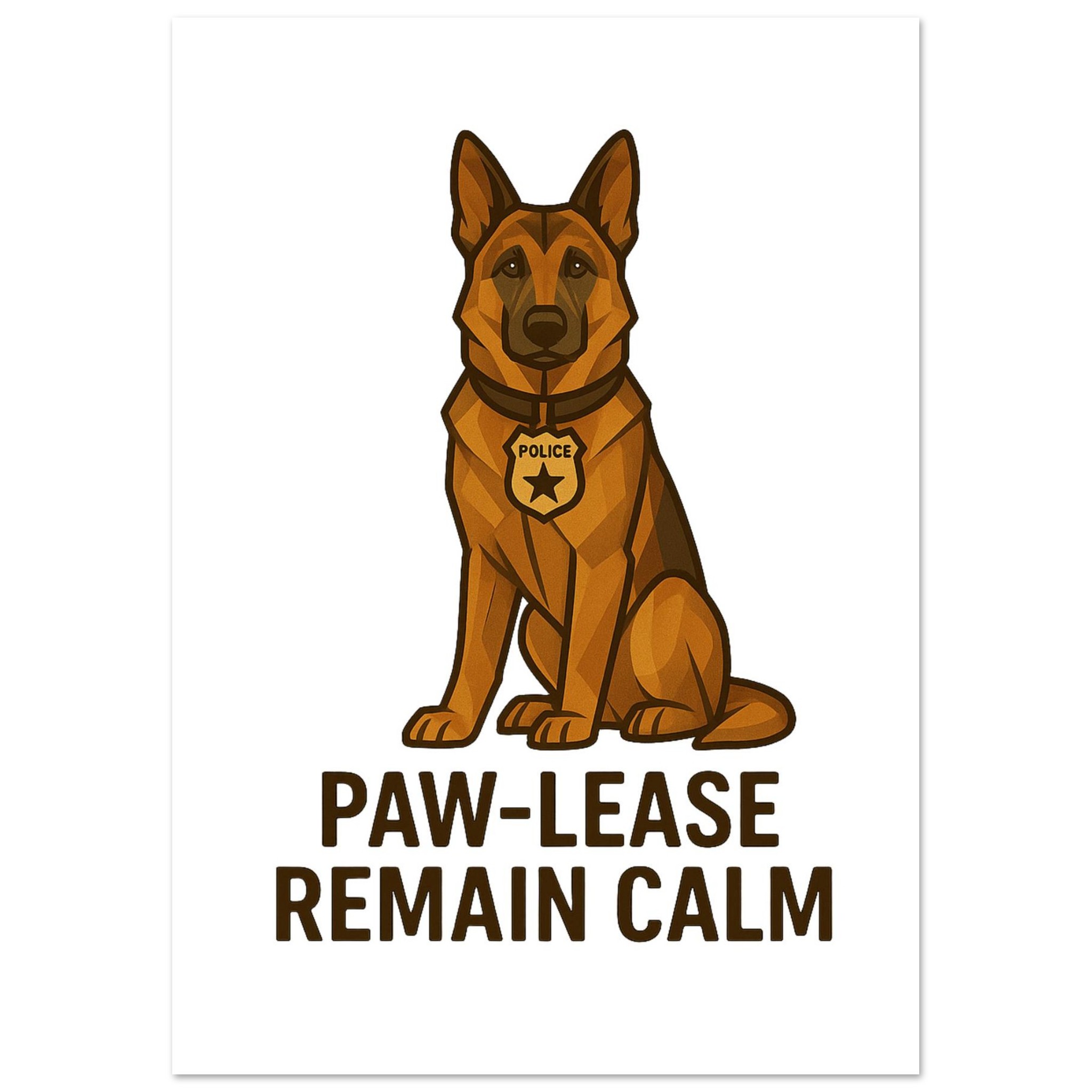 classic semi glossy paper poster paw lease remain calm 770f5f82-9e8d-4b59-a11e-d18e06264ec1