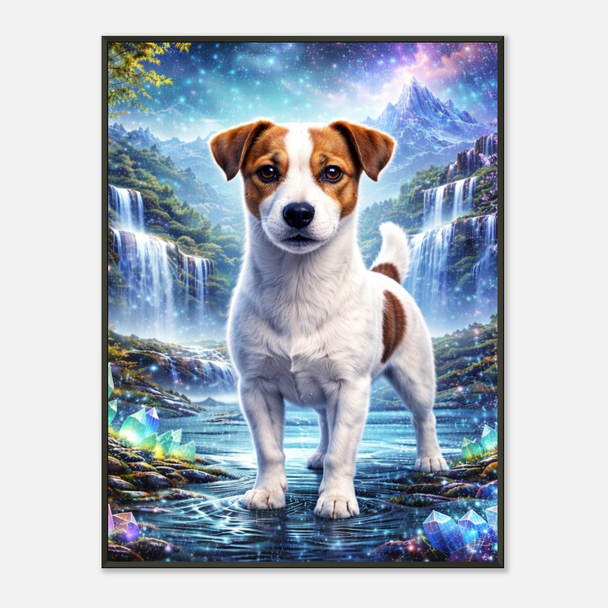 classic semi glossy paper metal framed poster jack russell 7780feae-ab3c-4c5c-8cff-13c00be2aa36