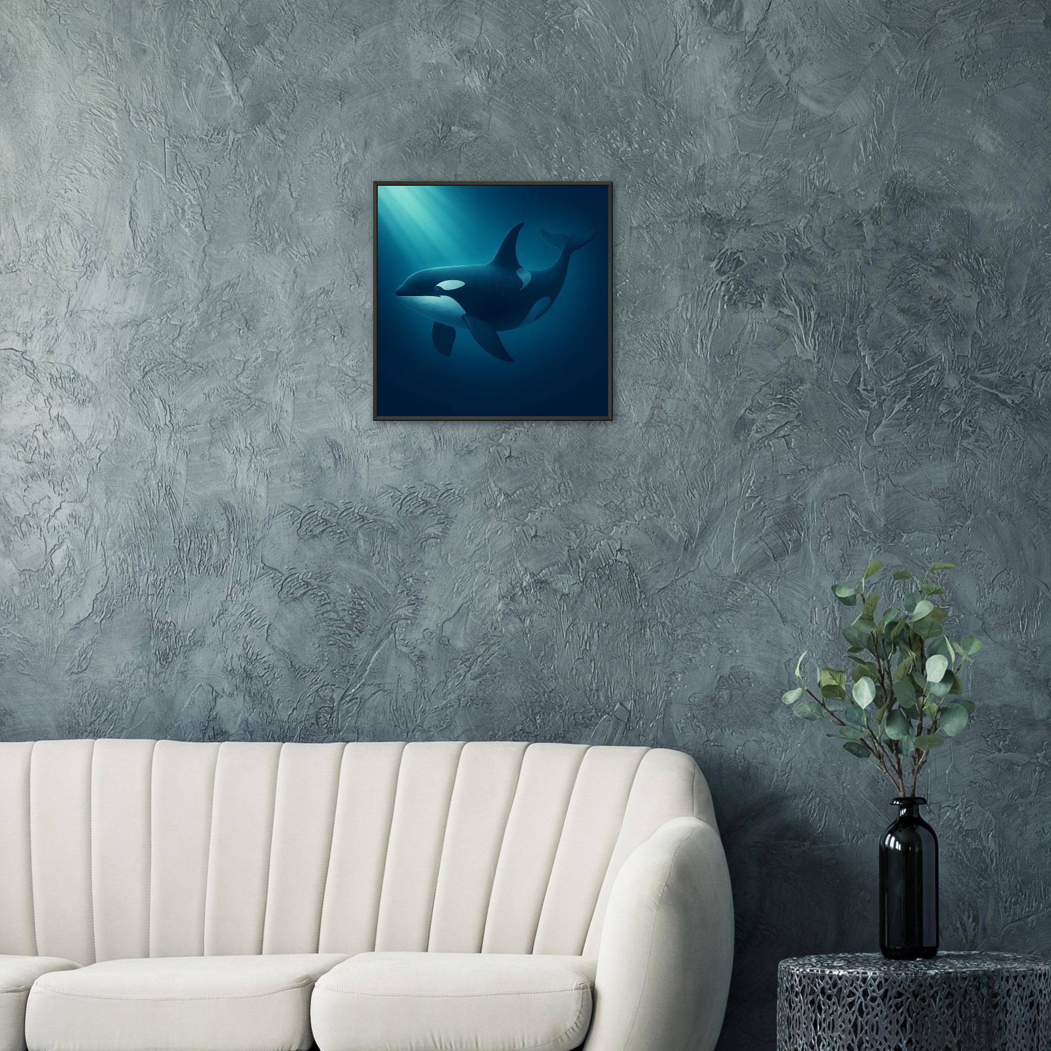 classic semi glossy paper metal framed poster orca 779bdb12-0153-4e65-9c8f-9afb4cb13792
