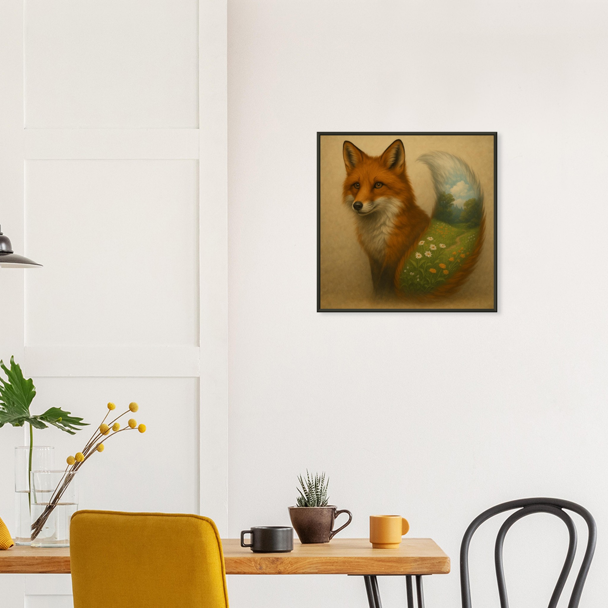classic semi glossy paper metal framed poster botanical fox 77a17d2c-d2d1-4657-97a9-b6d59ba3c022
