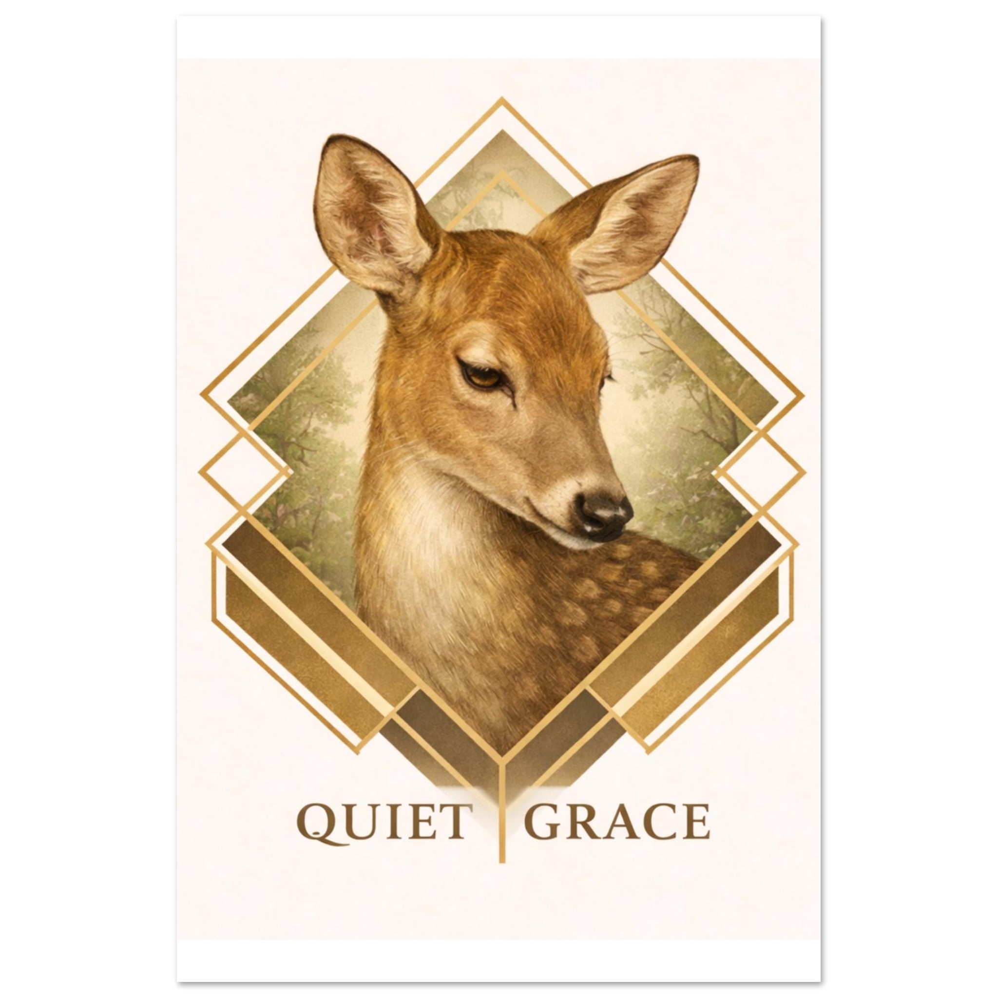 classic semi glossy paper poster, deer 78a94b05-31ab-4395-8ba2-b69c30875b84