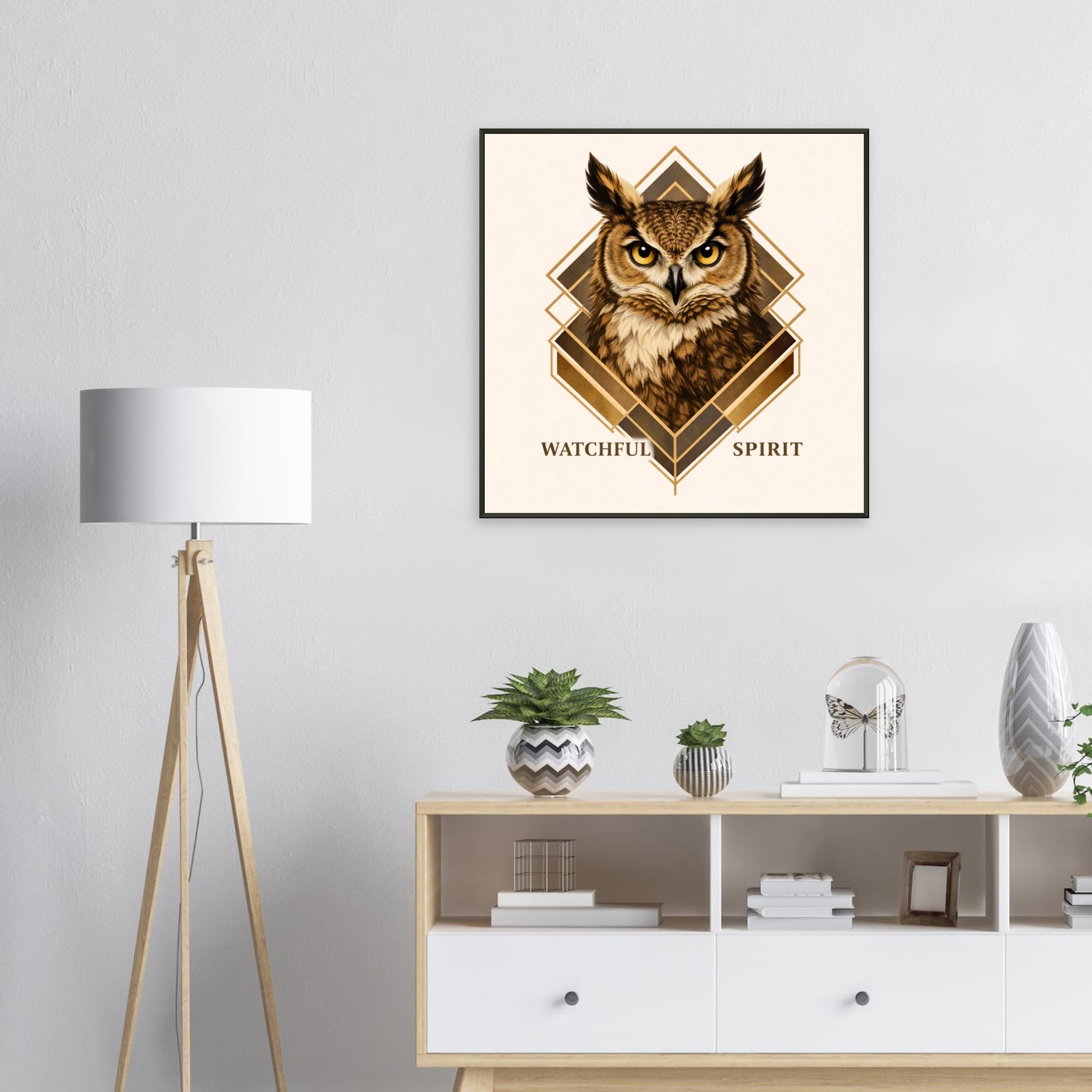 classic semi glossy paper metal framed poster owl wall art 79d51f6a-b9e3-4c8a-9d70-e19268dc54dd