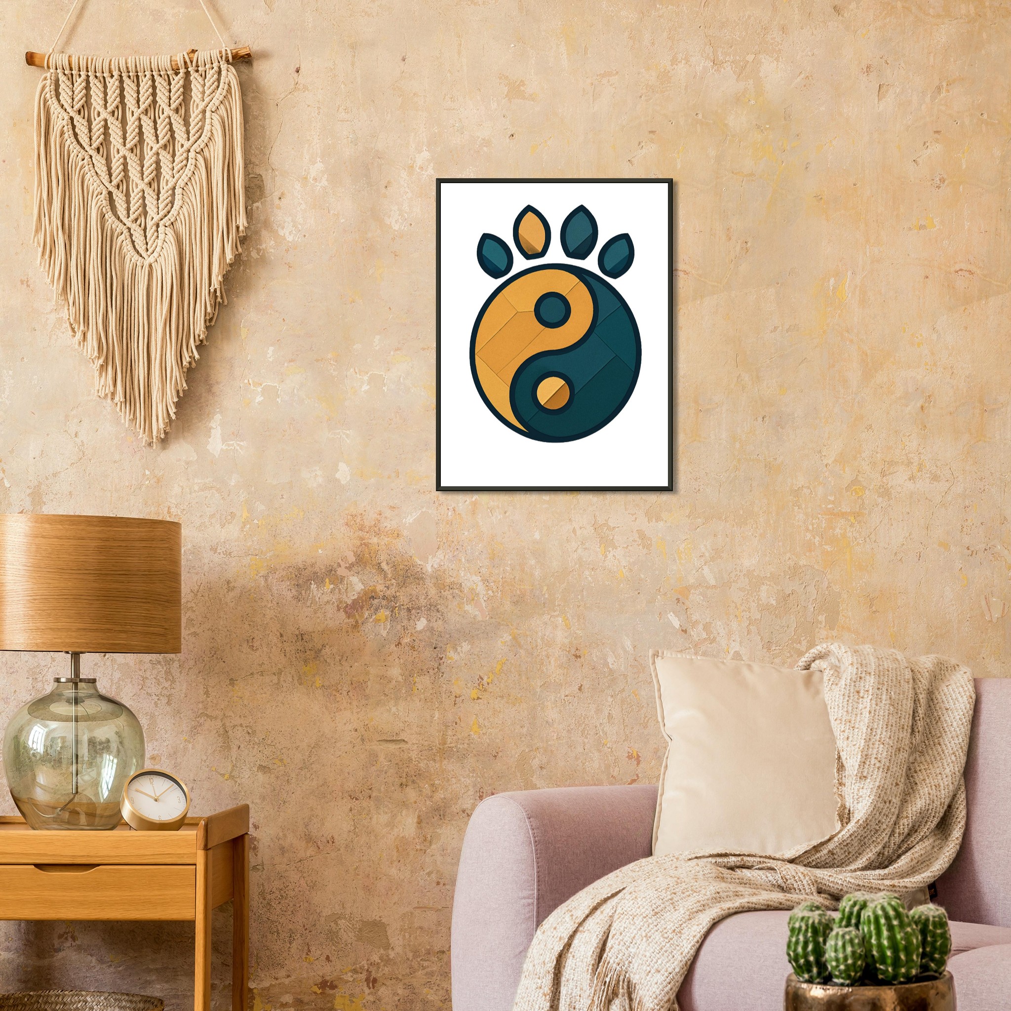 classic semi glossy paper metal framed poster yin and yang 7d4ffd51-e2e4-4a09-a325-a8f0233b911e