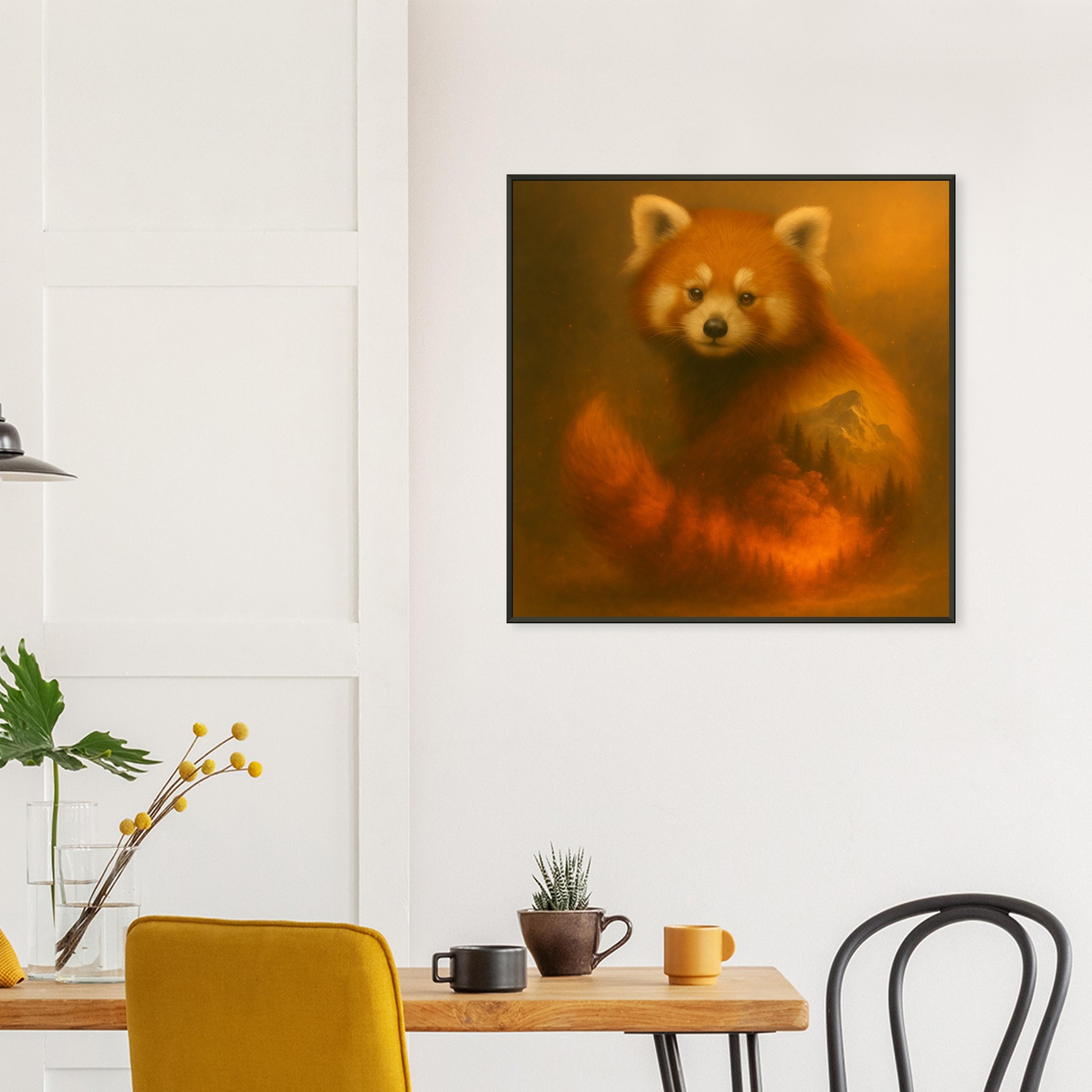 classic semi glossy paper metal framed poster red panda 7dd399d7-8b7b-4861-a742-85b3b3da633a