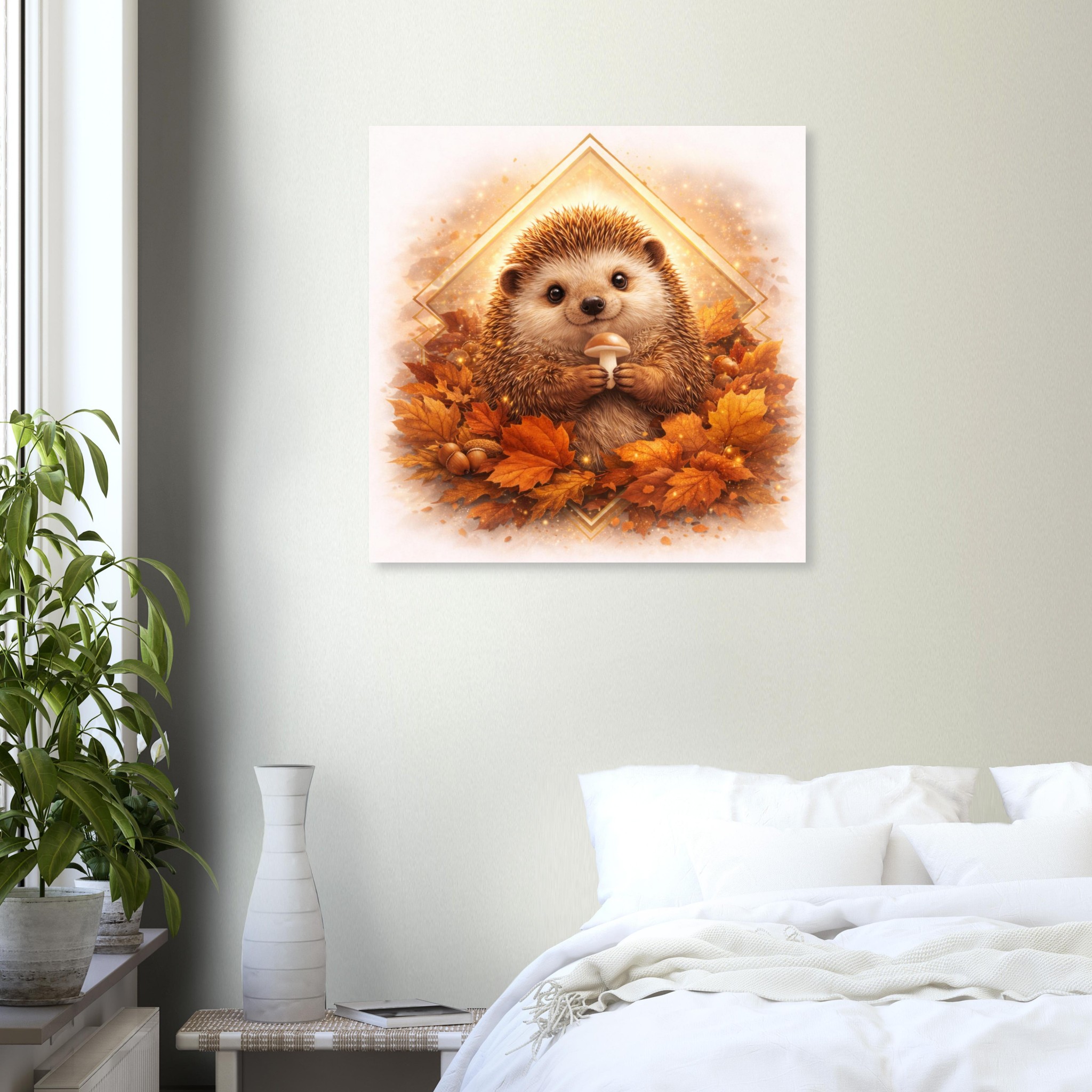 classic semi glossy paper poster, hedgehog 7effba73-53f3-4c46-9391-76ef33ec0b2a