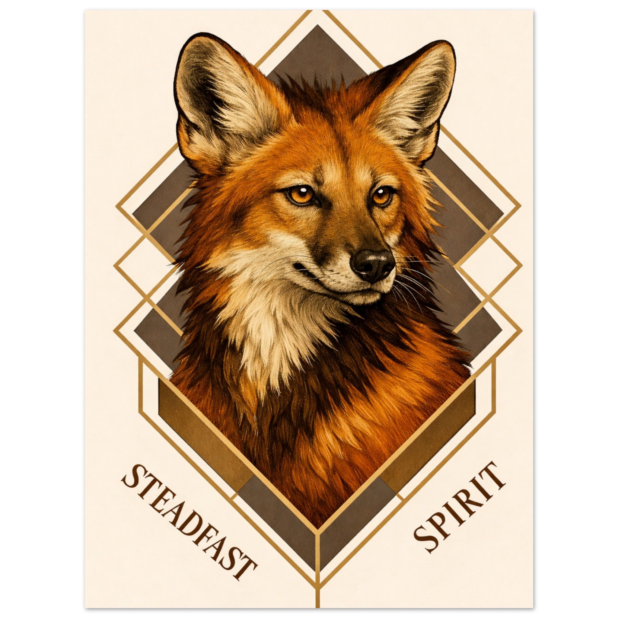 classic semi glossy paper poster maned wolf 7f55e3e3-6209-4619-95a0-b7d039e62ae5