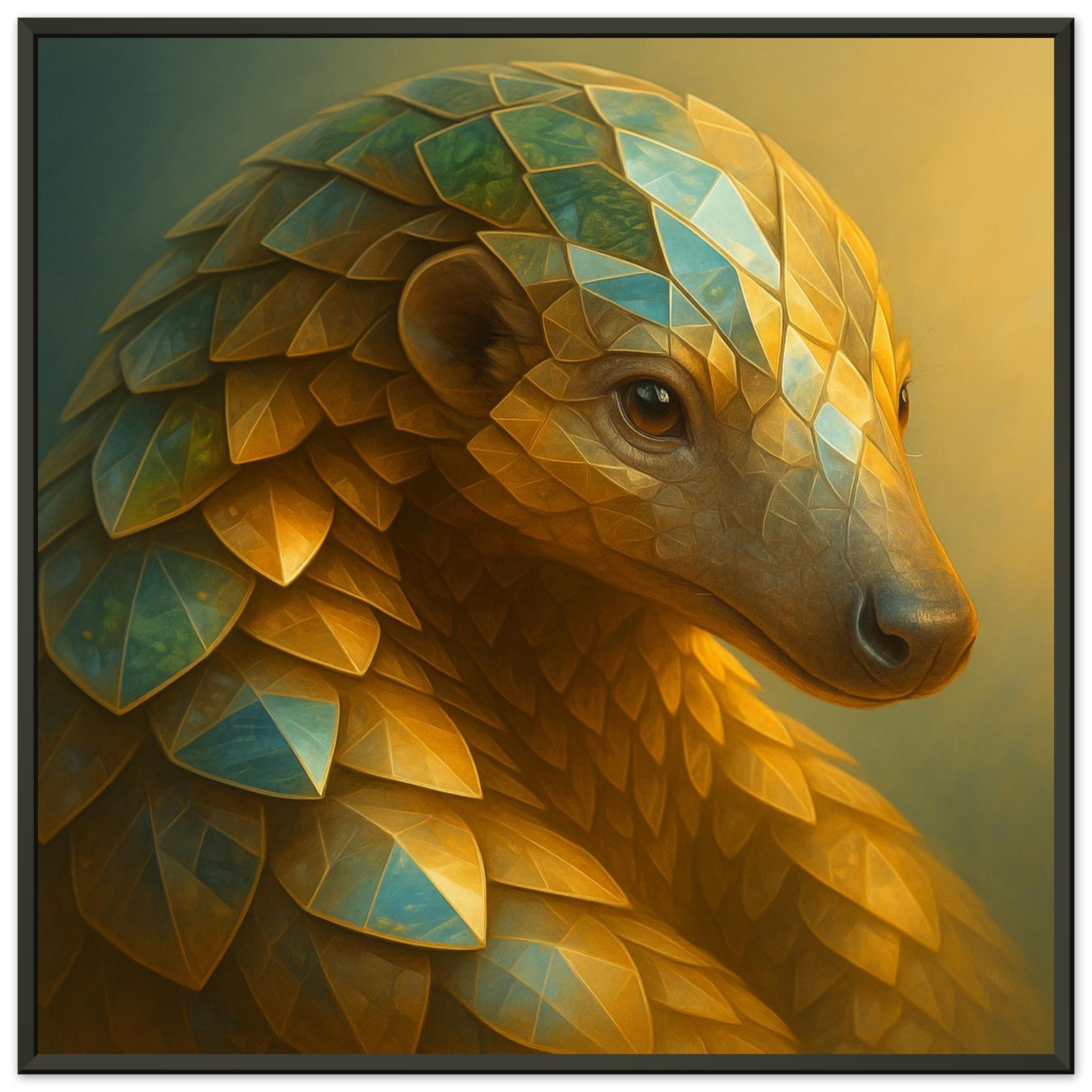 classic semi glossy paper metal framed poster pangolin 82d7482d-b203-4c2d-82e5-548c69928d4f