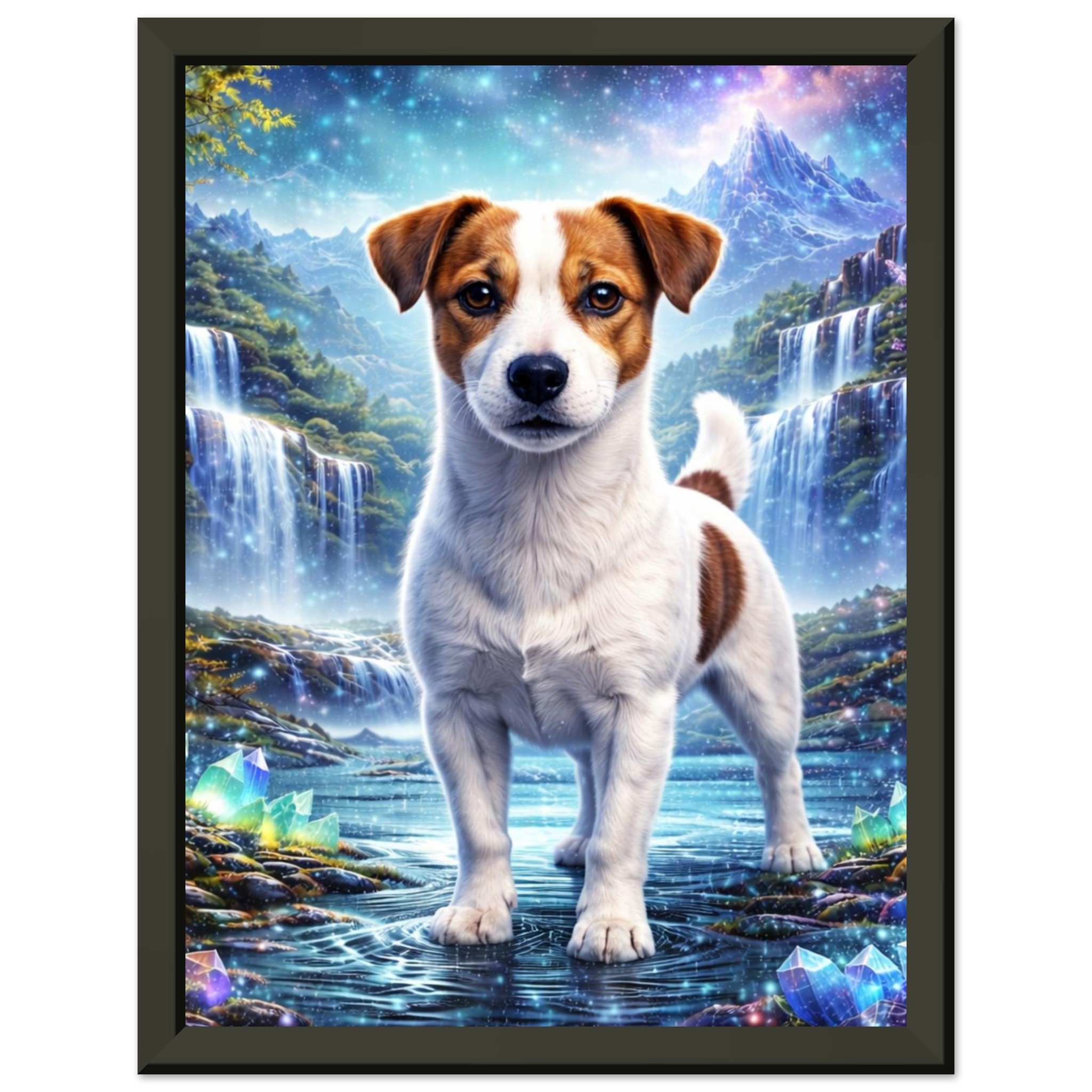 classic semi glossy paper metal framed poster jack russell 8369b35e-c88b-42b9-bc6c-c50fe4630d96