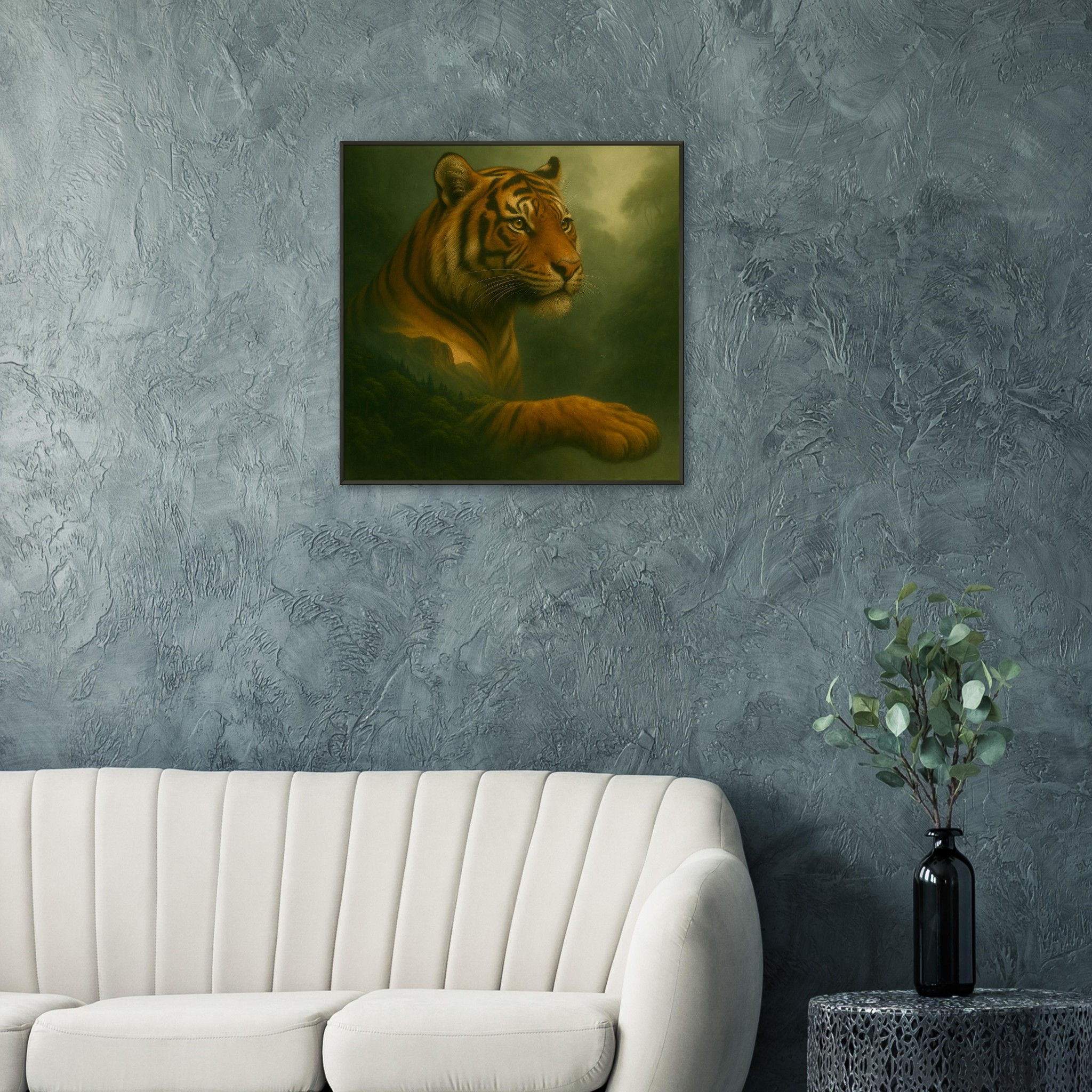 classic semi glossy paper metal framed poster tiger 83d42760-3d90-4ae4-959b-7e86aa887e58