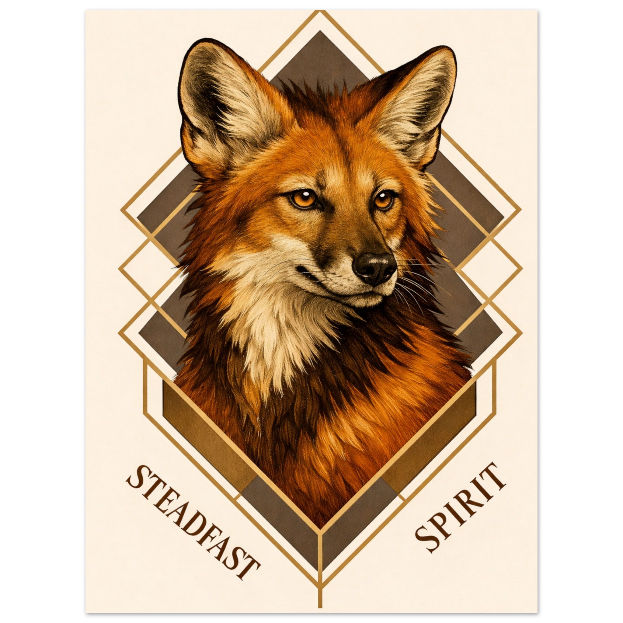 classic semi glossy paper poster maned wolf 869d067a-8bdd-4650-8e55-28b4f62e939a