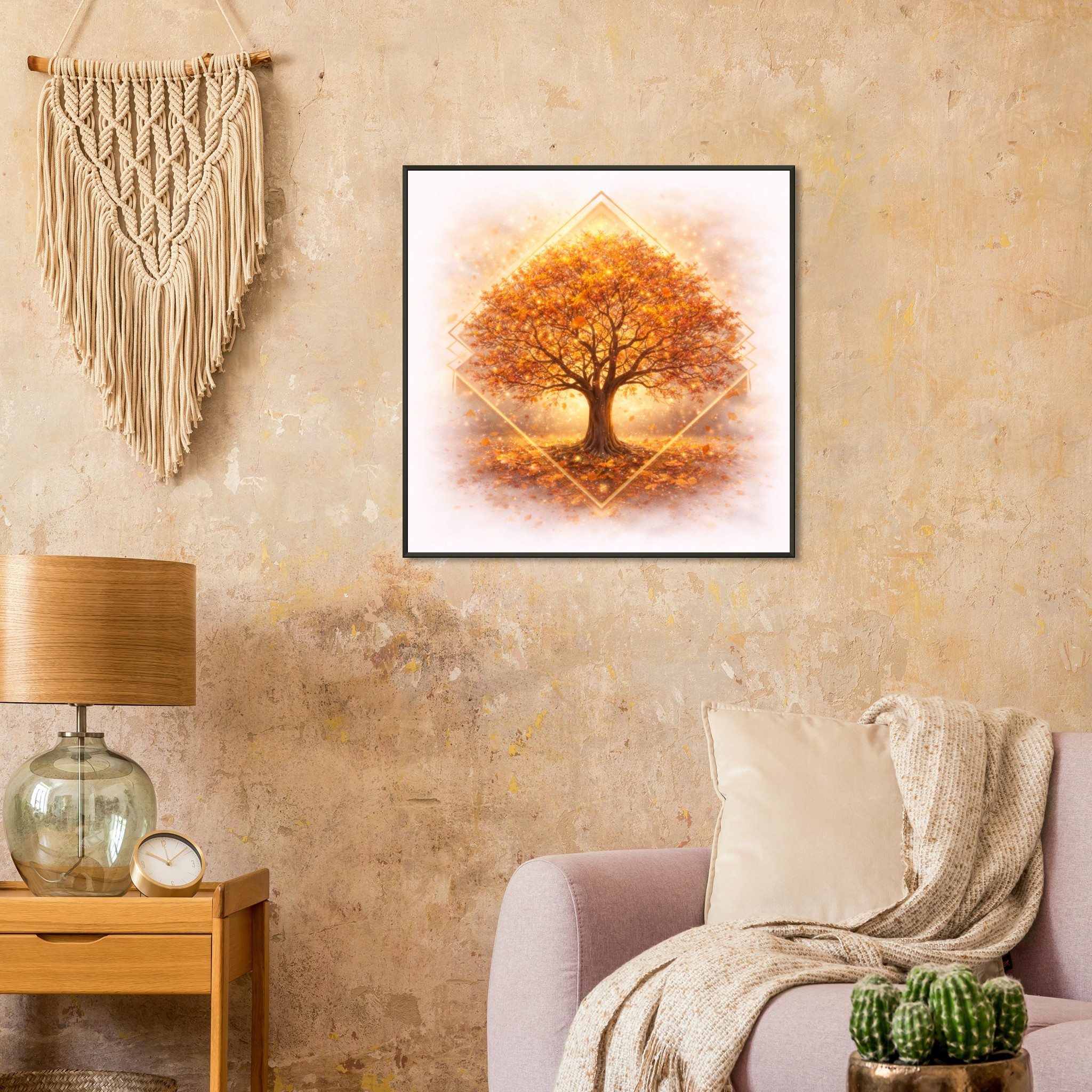 classic semi glossy paper metal framed poster autumn tree 86f81a0c-b884-4843-b4ee-f58c3fbba61b