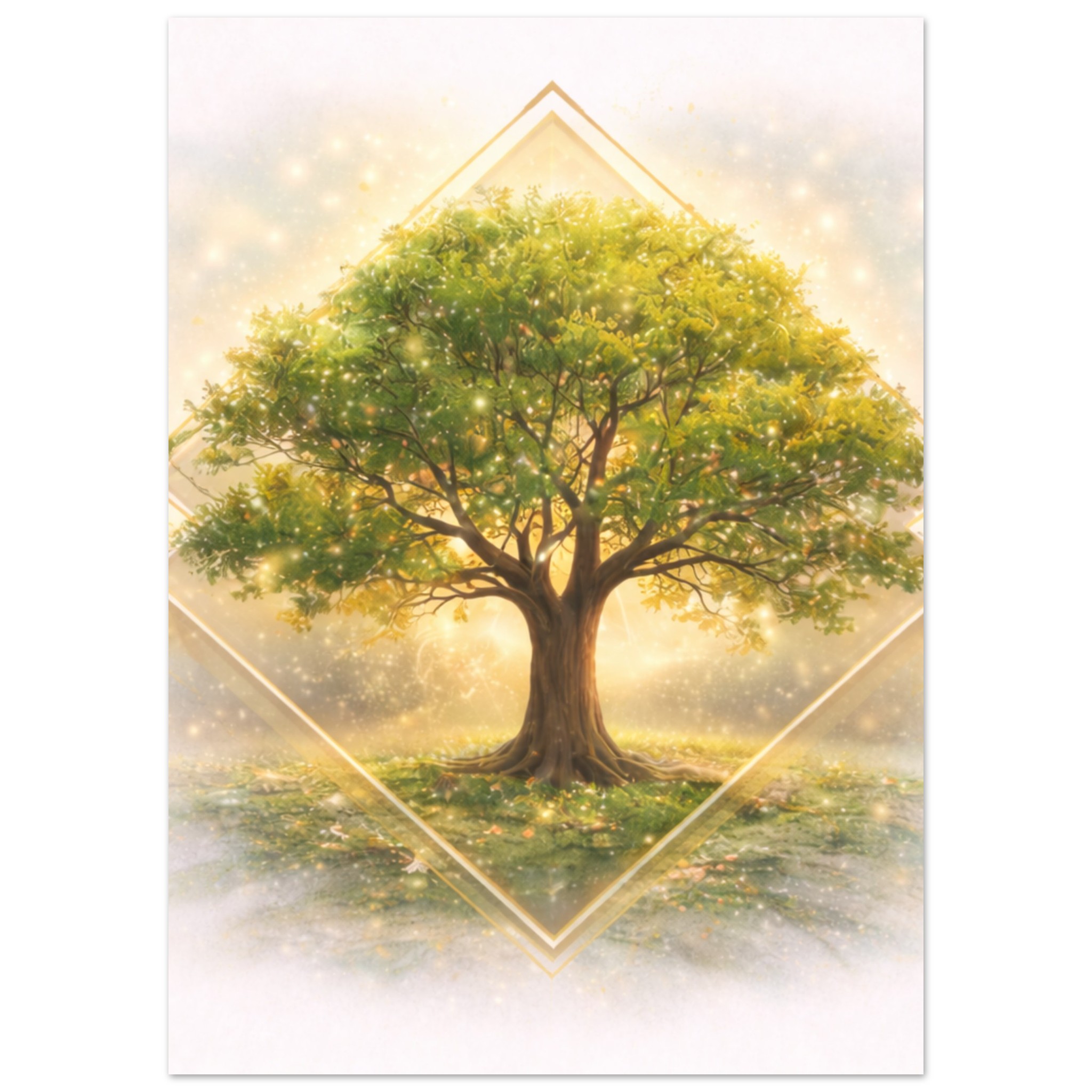 classic semi glossy paper poster summer tree 87cdfd6d-21ca-4b6a-9cdd-1917970dbf25