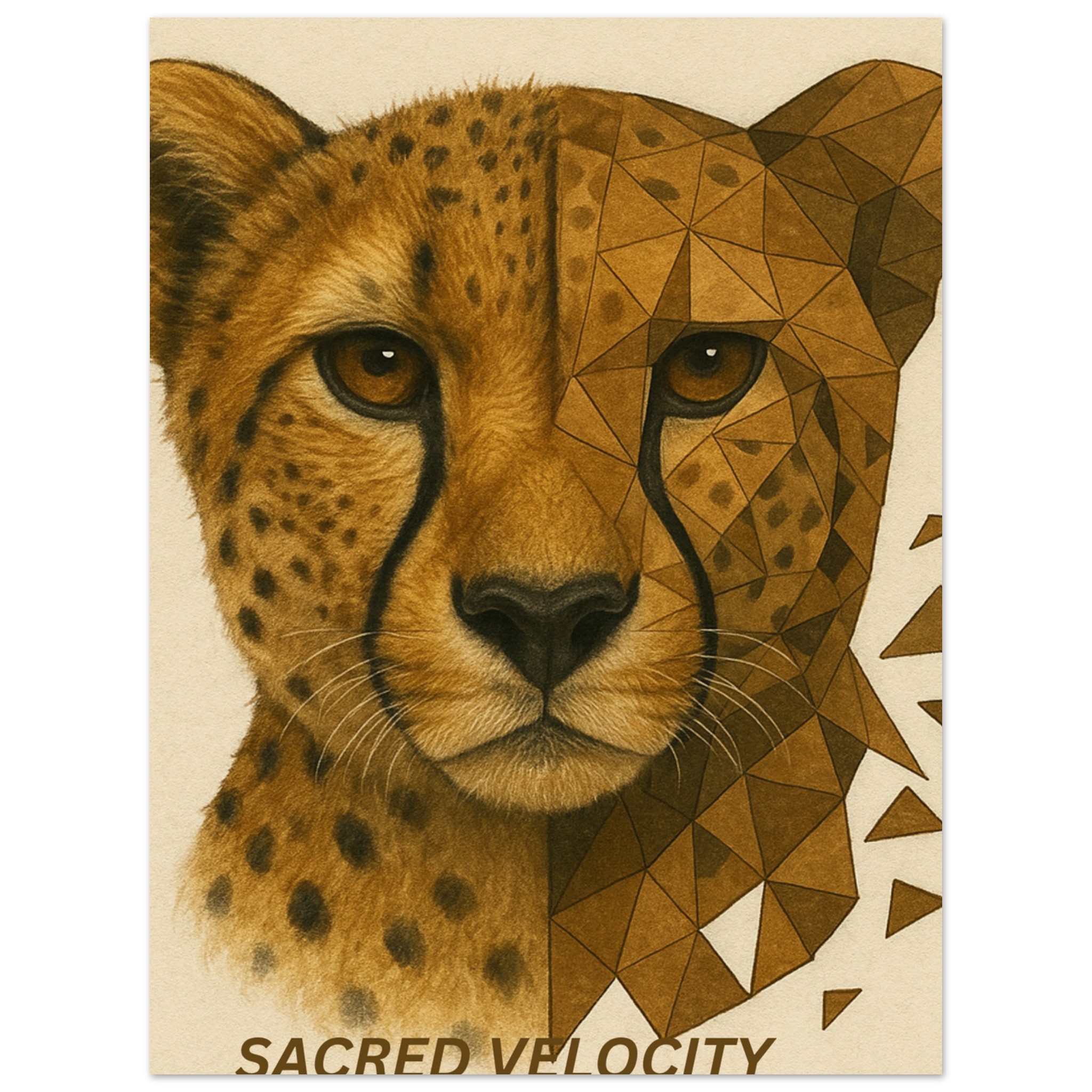 classic semi glossy paper poster, cheetah 88193923-3bde-44c2-a93c-2b97500b9ad0