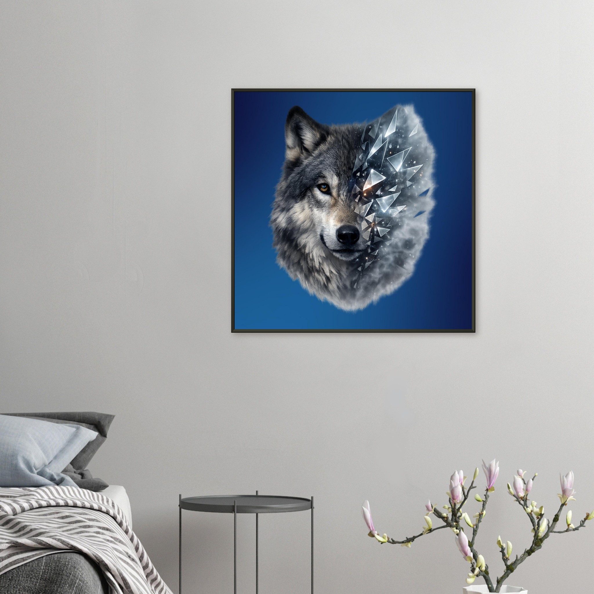 classic semi glossy paper metal framed poster wolf 881a26b1-cb78-4067-a2c4-a4096113ba2f
