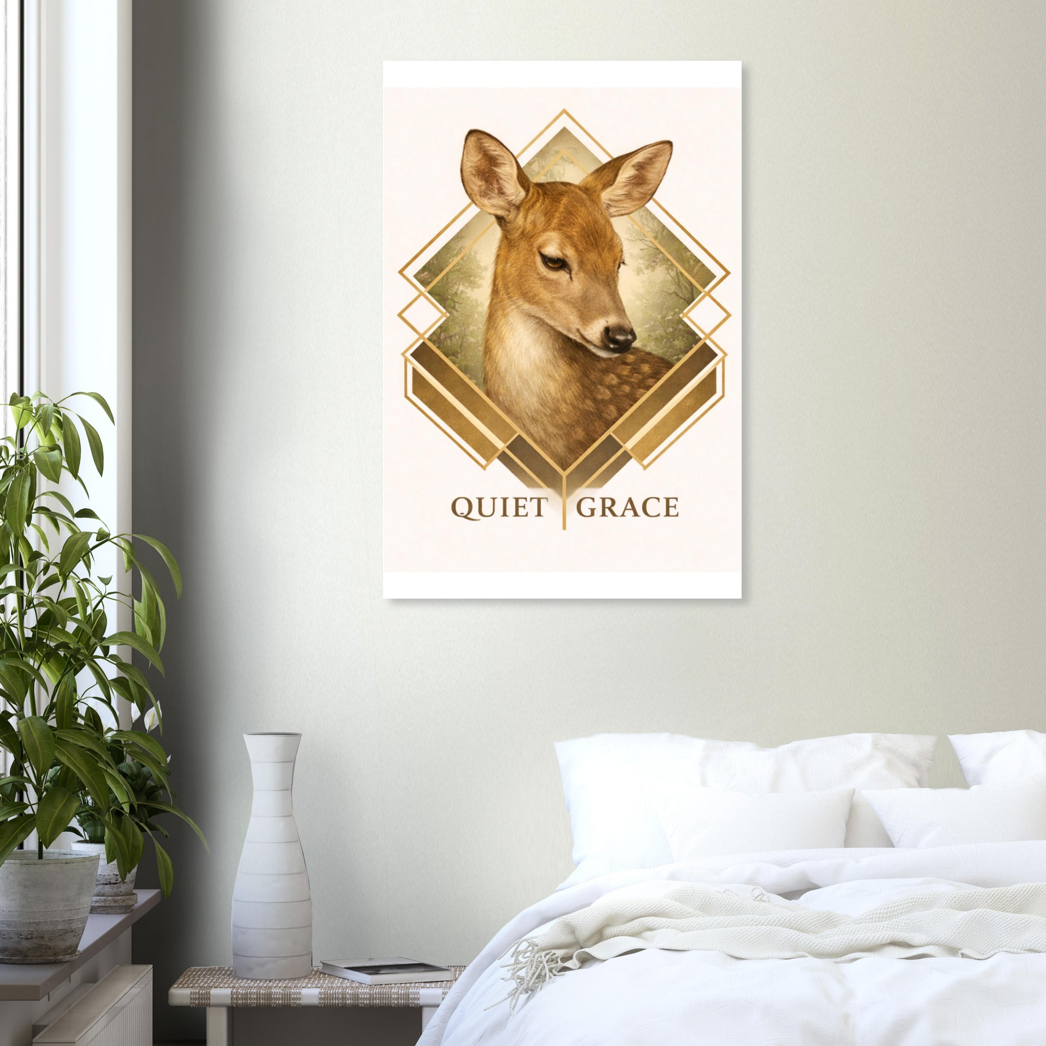 classic semi glossy paper poster, deer 892397c5-f7b4-4dbf-8958-02f59bdc681e