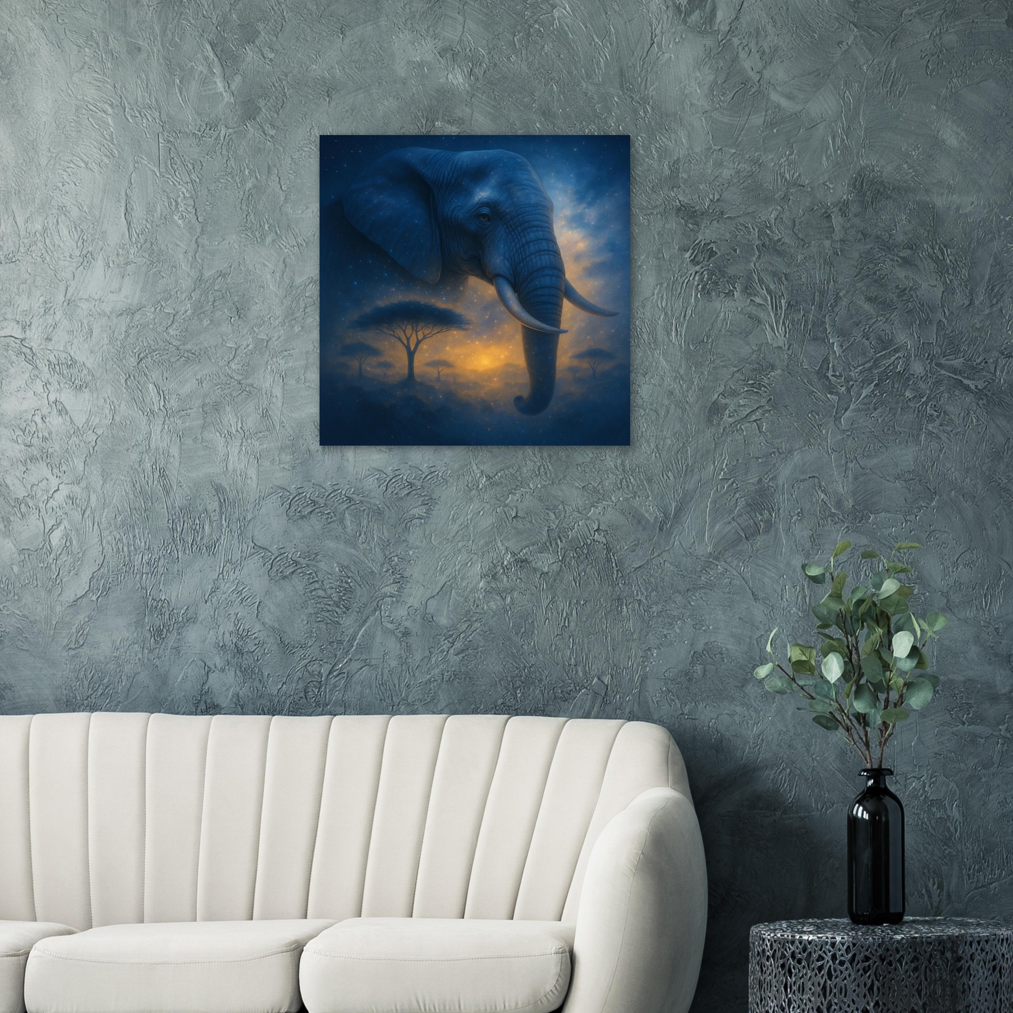 classic semi glossy paper poster, majestic elephant 8ac203e0-7696-4402-bcf4-8454a32a92c8