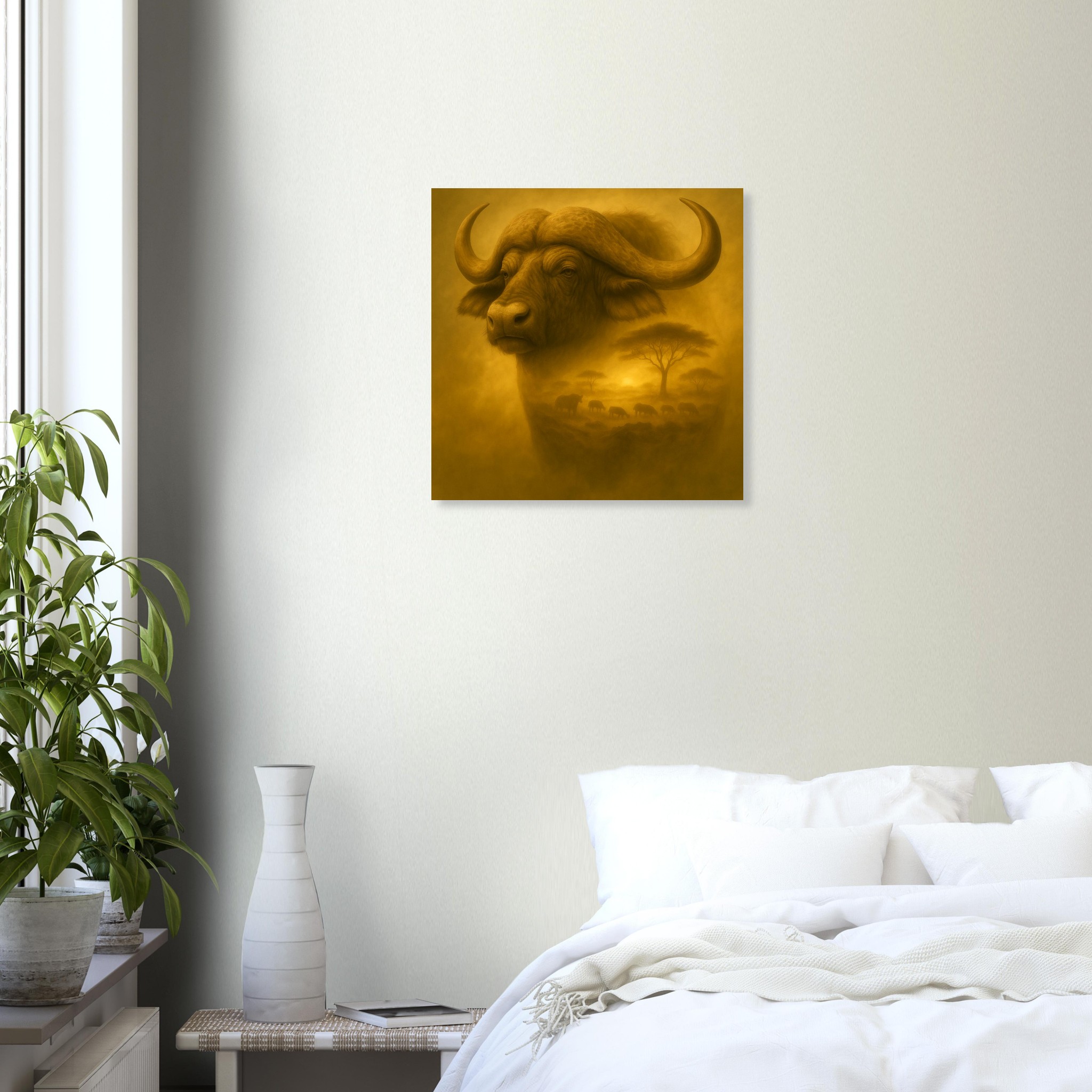 classic semi glossy paper poster african buffalo 8af4e7bf-6da1-468d-b3d5-dcfc3e7f421e