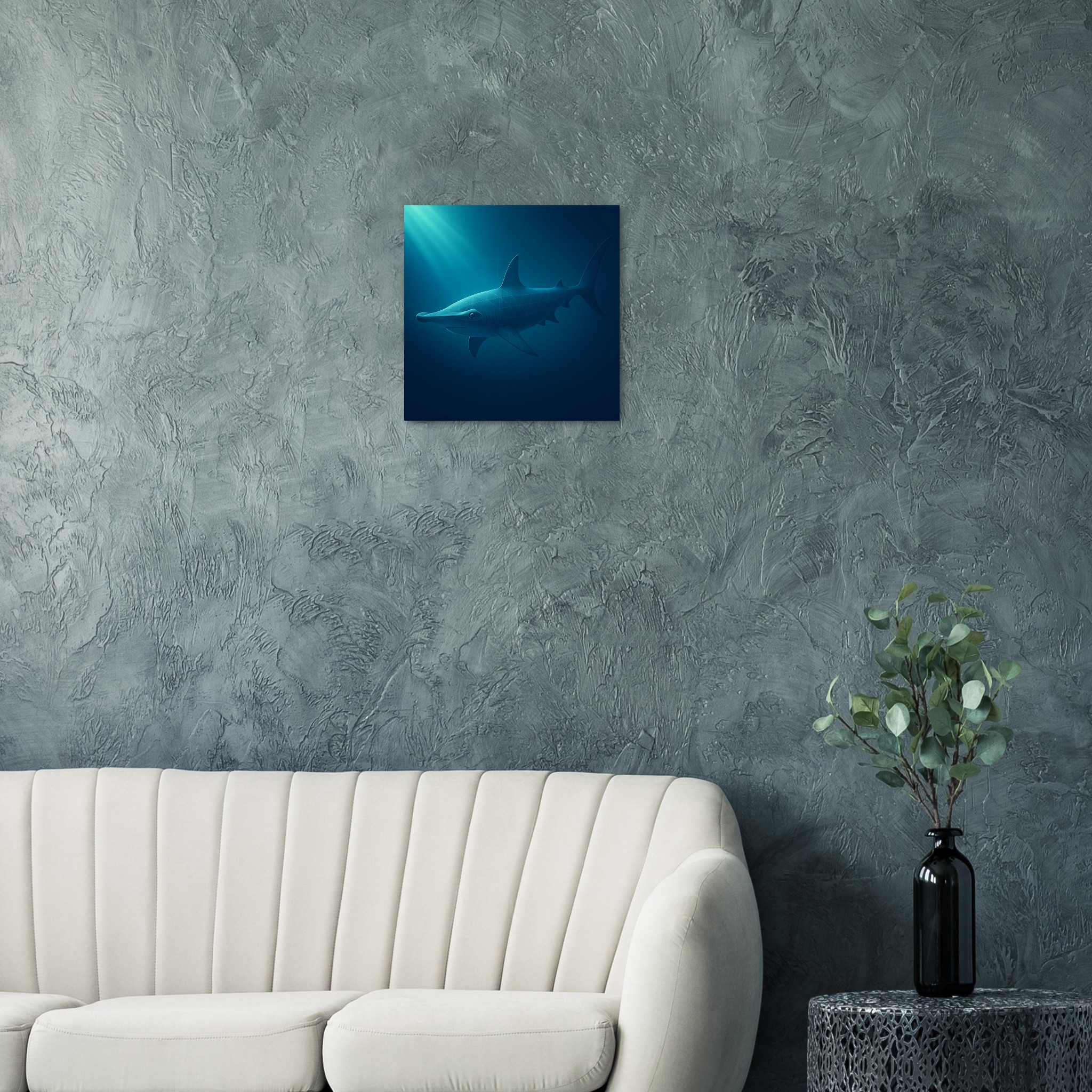 classic semi glossy paper poster hammerhead shark 8b6a4749-cbf3-4829-840c-8291566dd699