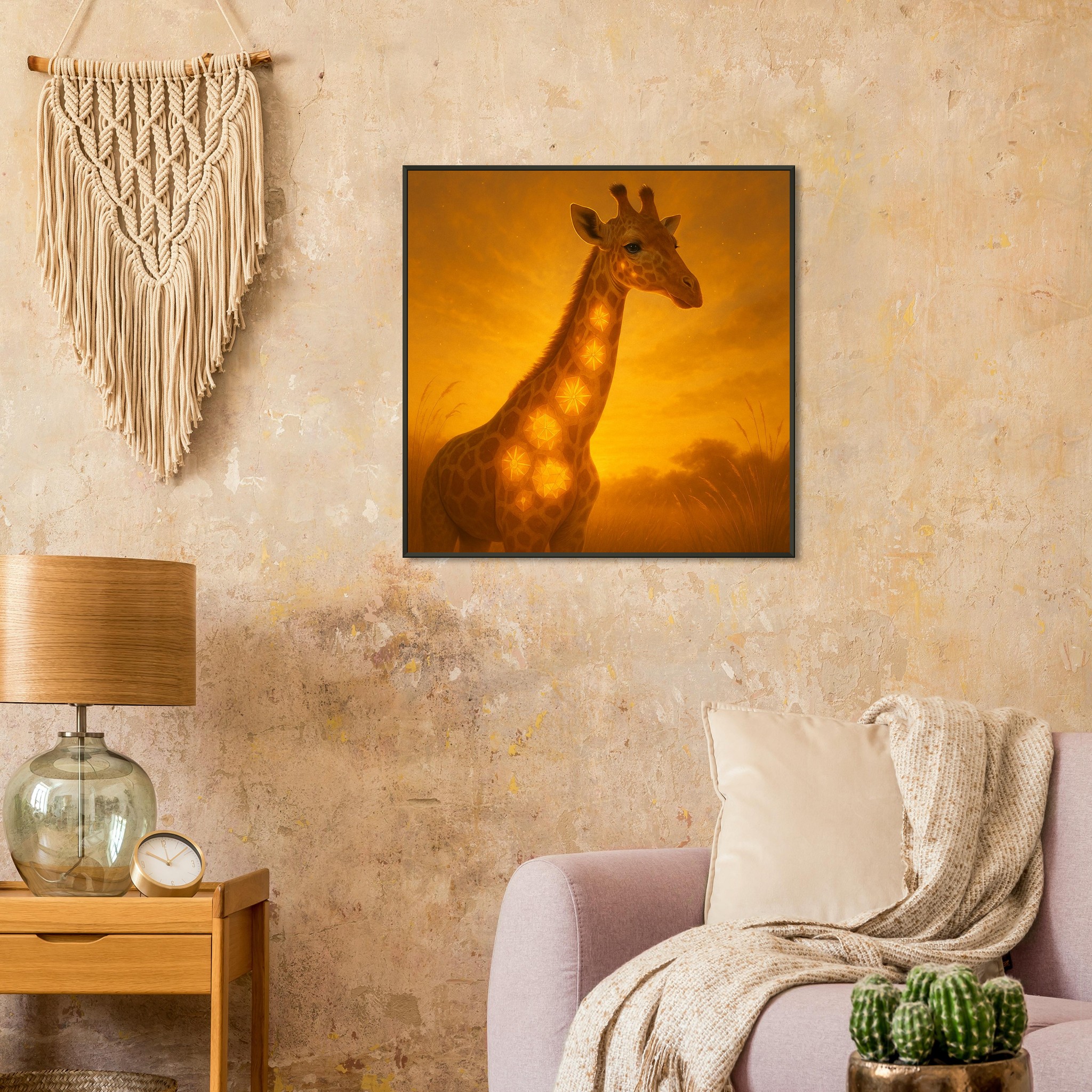 classic semi glossy paper metal framed poster giraffe 8cabd7c3-fb03-47ee-9502-a17b93acbb0c