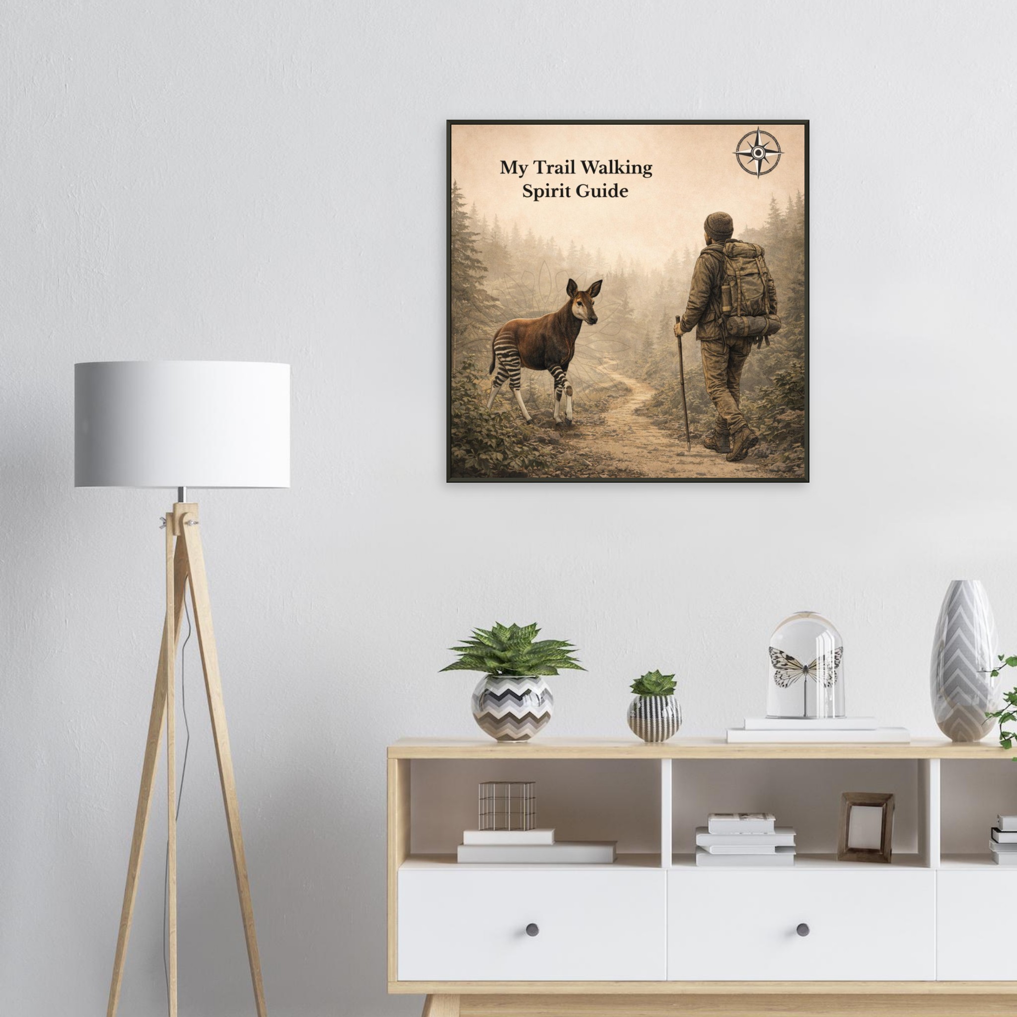 classic semi glossy paper metal framed poster trail walking guide 8dea8400-4704-4101-8dd4-916daefd4e0d