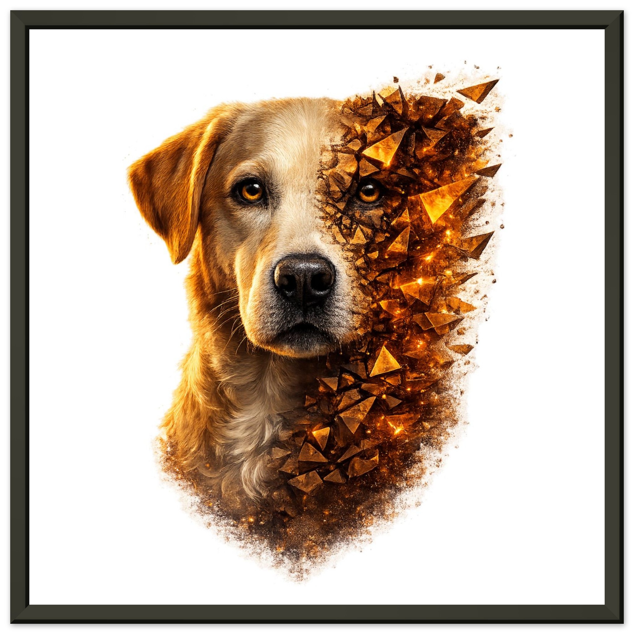 classic semi glossy paper metal framed poster labrador 8e8a30bd-6dae-40d0-bcca-d606fc36faf6