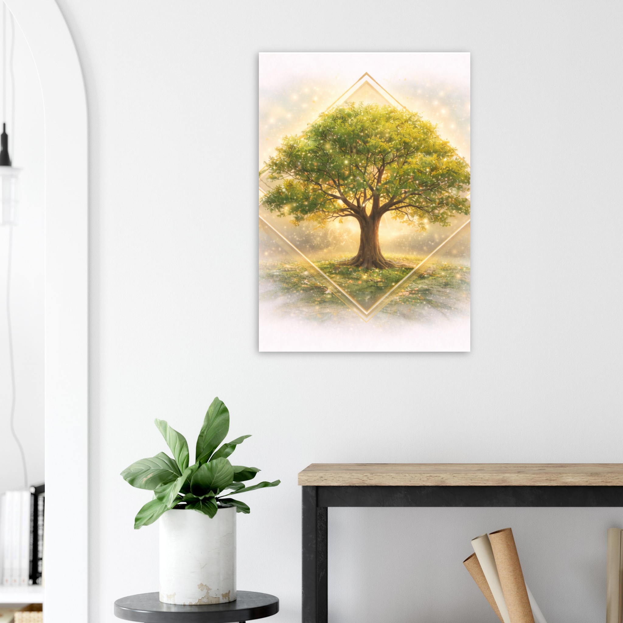 classic semi glossy paper poster summer tree 8ecb011d-e660-4db6-a15f-ded61eb48d40