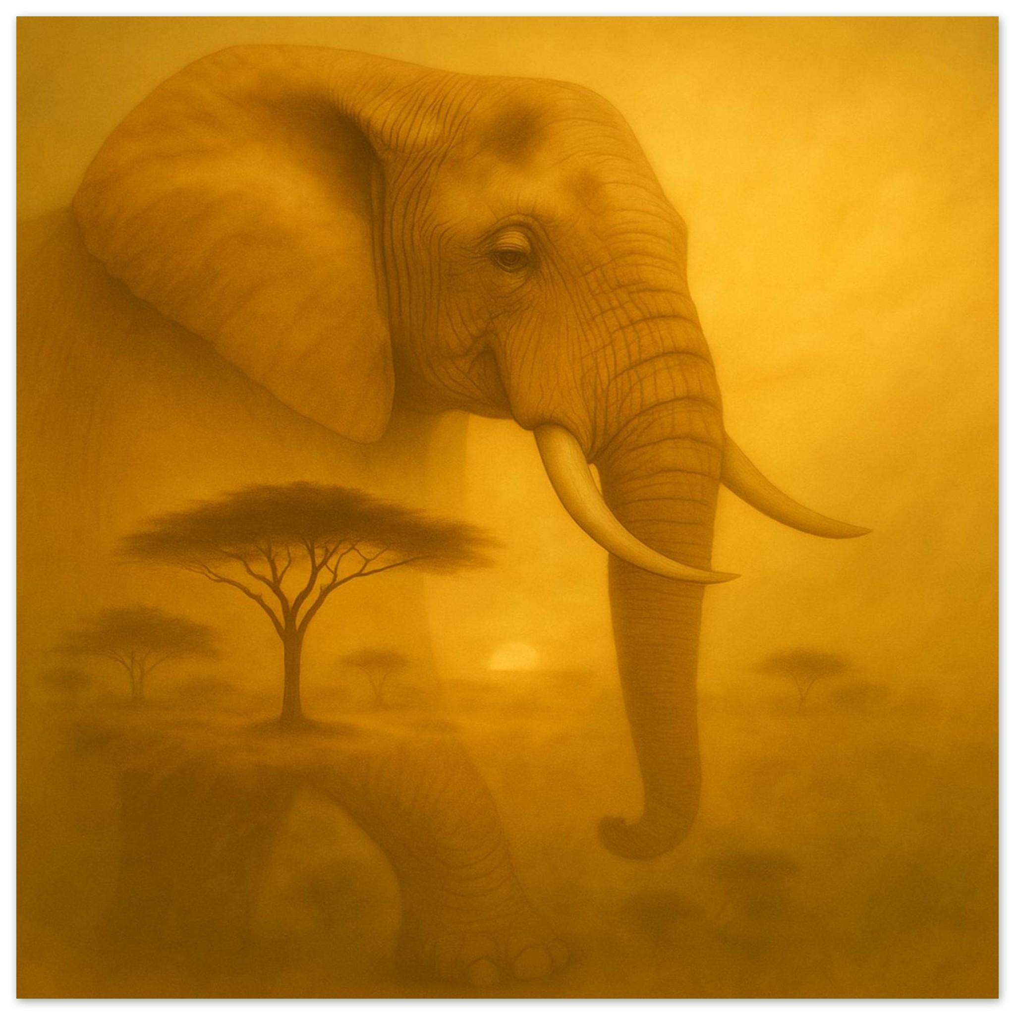 classic semi glossy paper poster african elephant 8f06e210-9524-4a08-a88e-227b44941468