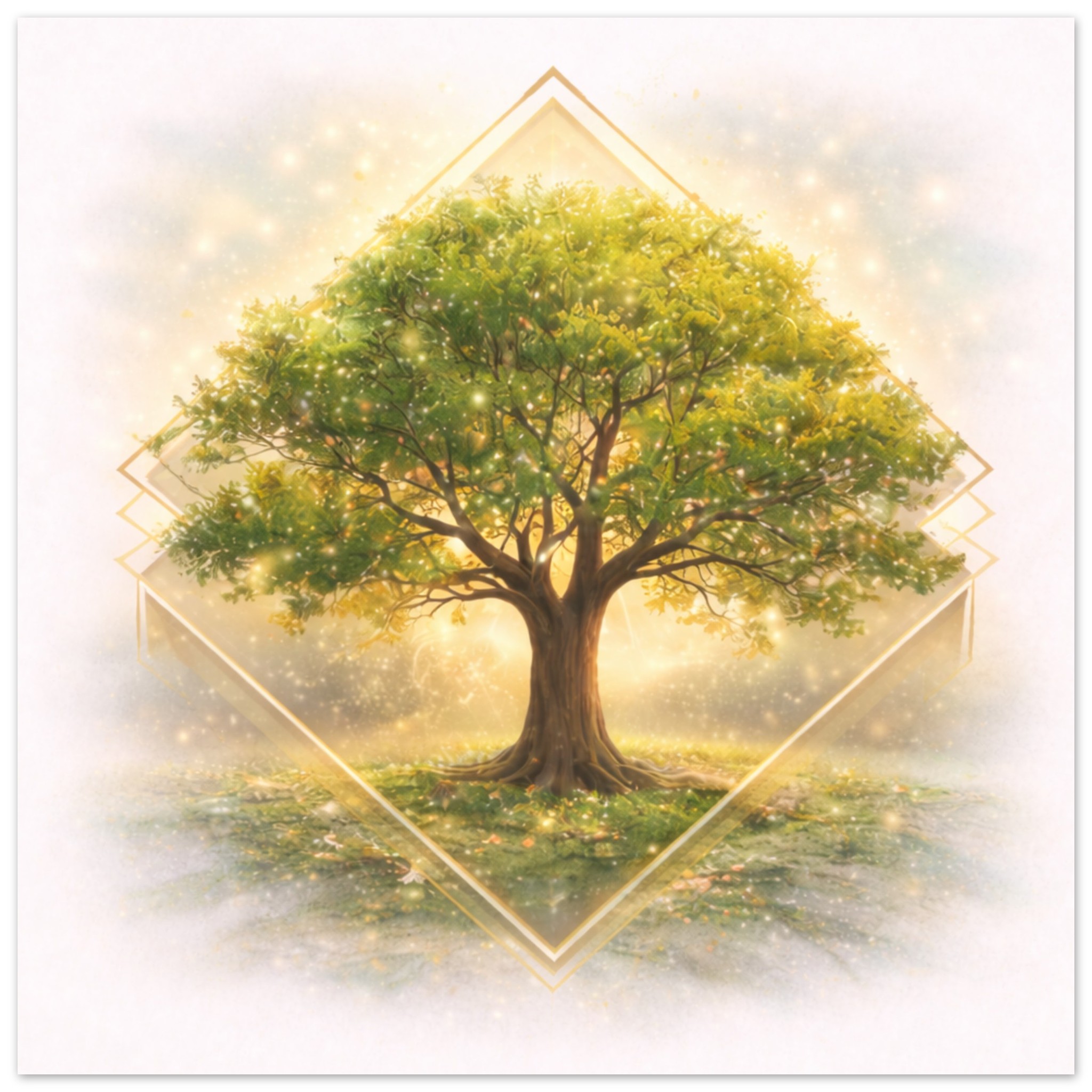 classic semi glossy paper poster summer tree 91752b48-6eee-48ca-9075-20921a666b43