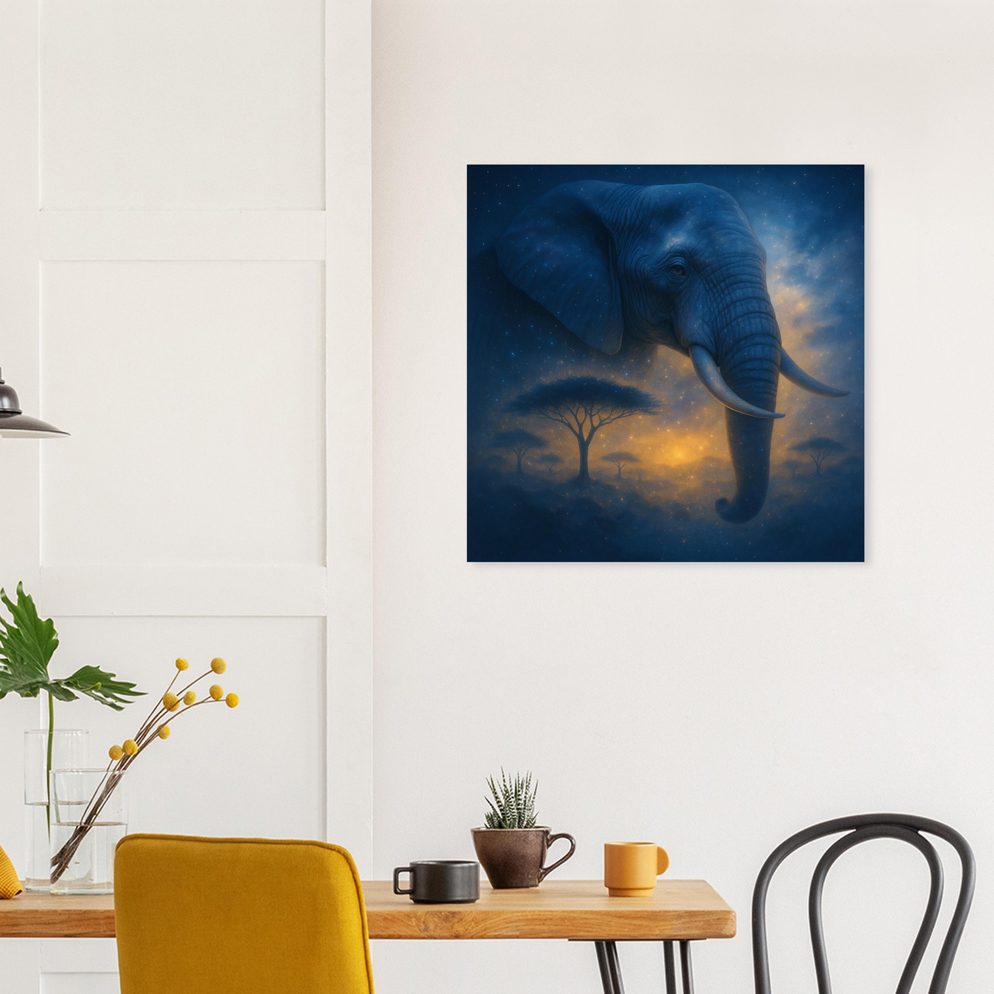 classic semi glossy paper poster, majestic elephant 92ec0eec-049b-44d1-9600-04f732128f5e