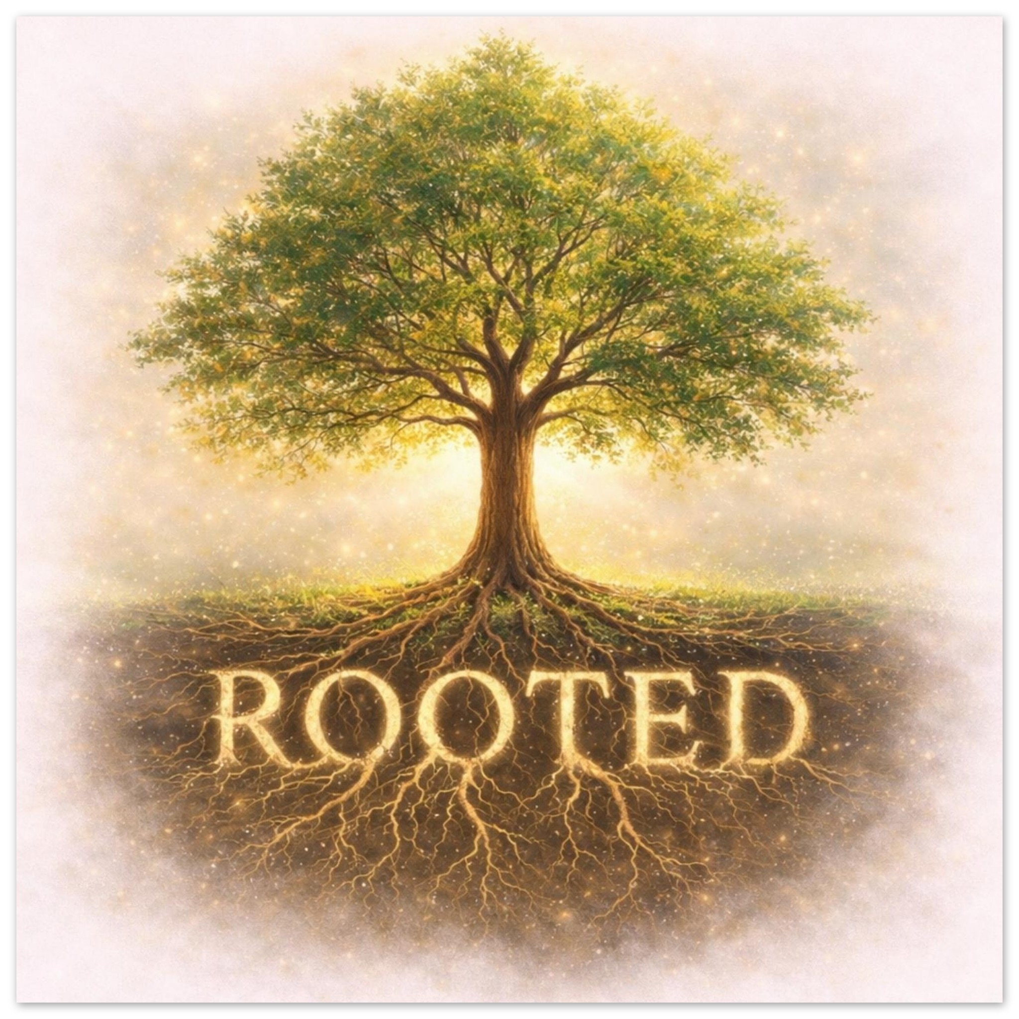 classic semi glossy paper poster rooted tree 93190b08-61de-45e5-b72e-3bf4758e8b56