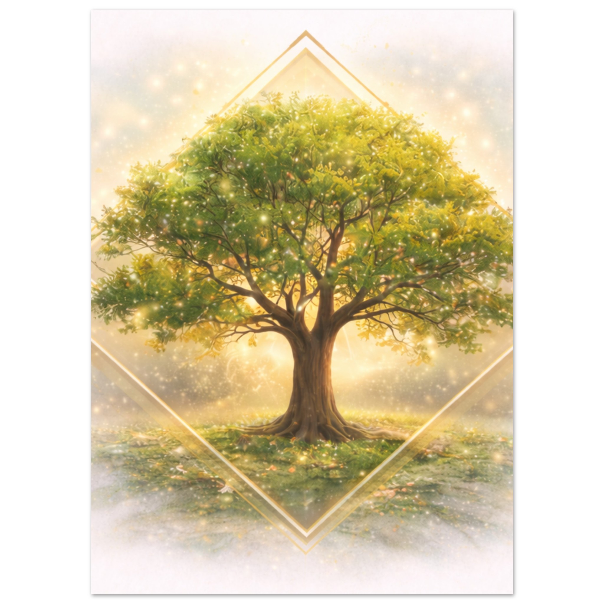 classic semi glossy paper poster summer tree 96b93f32-2c84-46de-a99e-e6ac1bd2c114