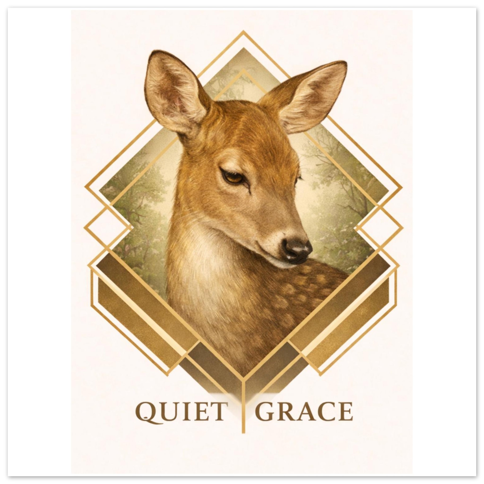 classic semi glossy paper poster, deer 96c59adf-dfba-4cdb-81fd-f91d6b475963