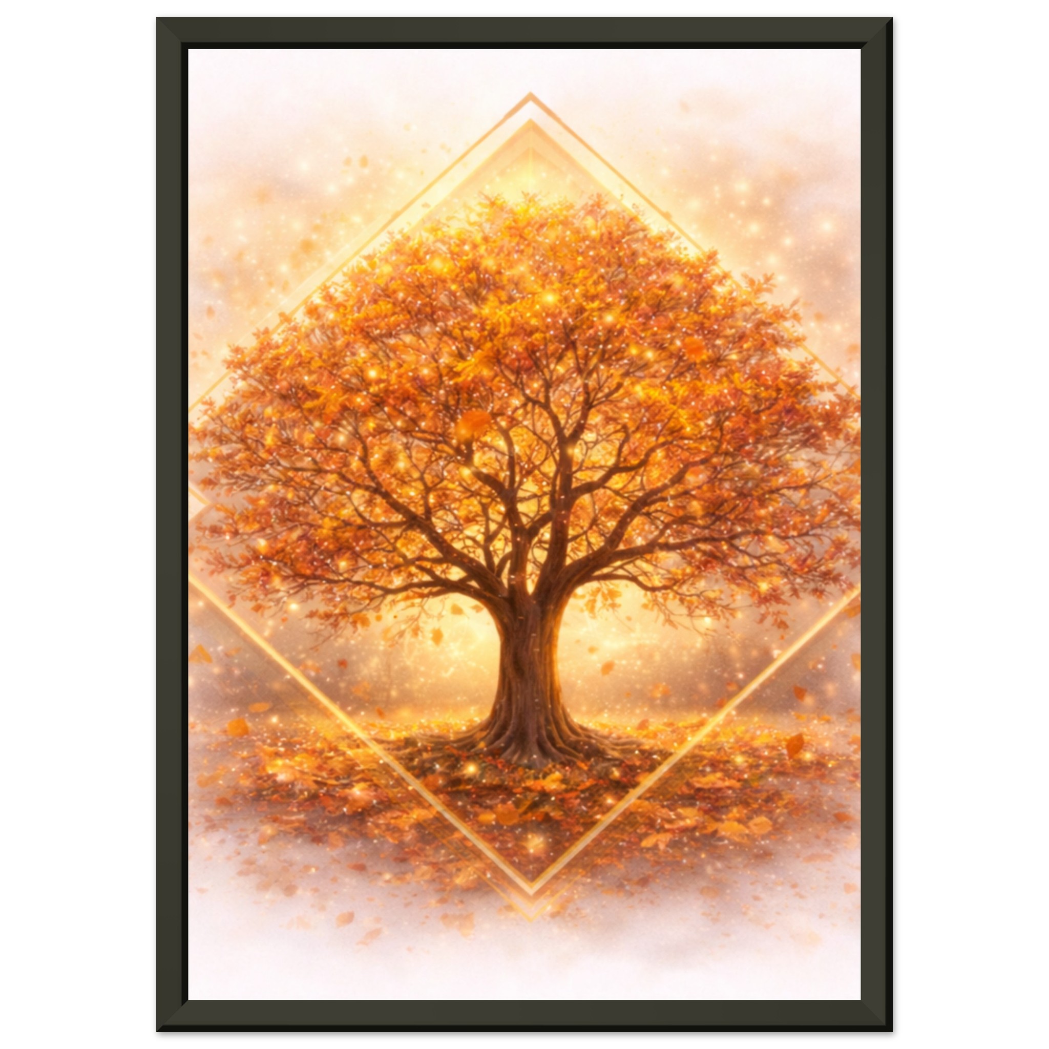 classic semi glossy paper metal framed poster autumn tree 9771318b-e928-418a-8760-7aad7356baee