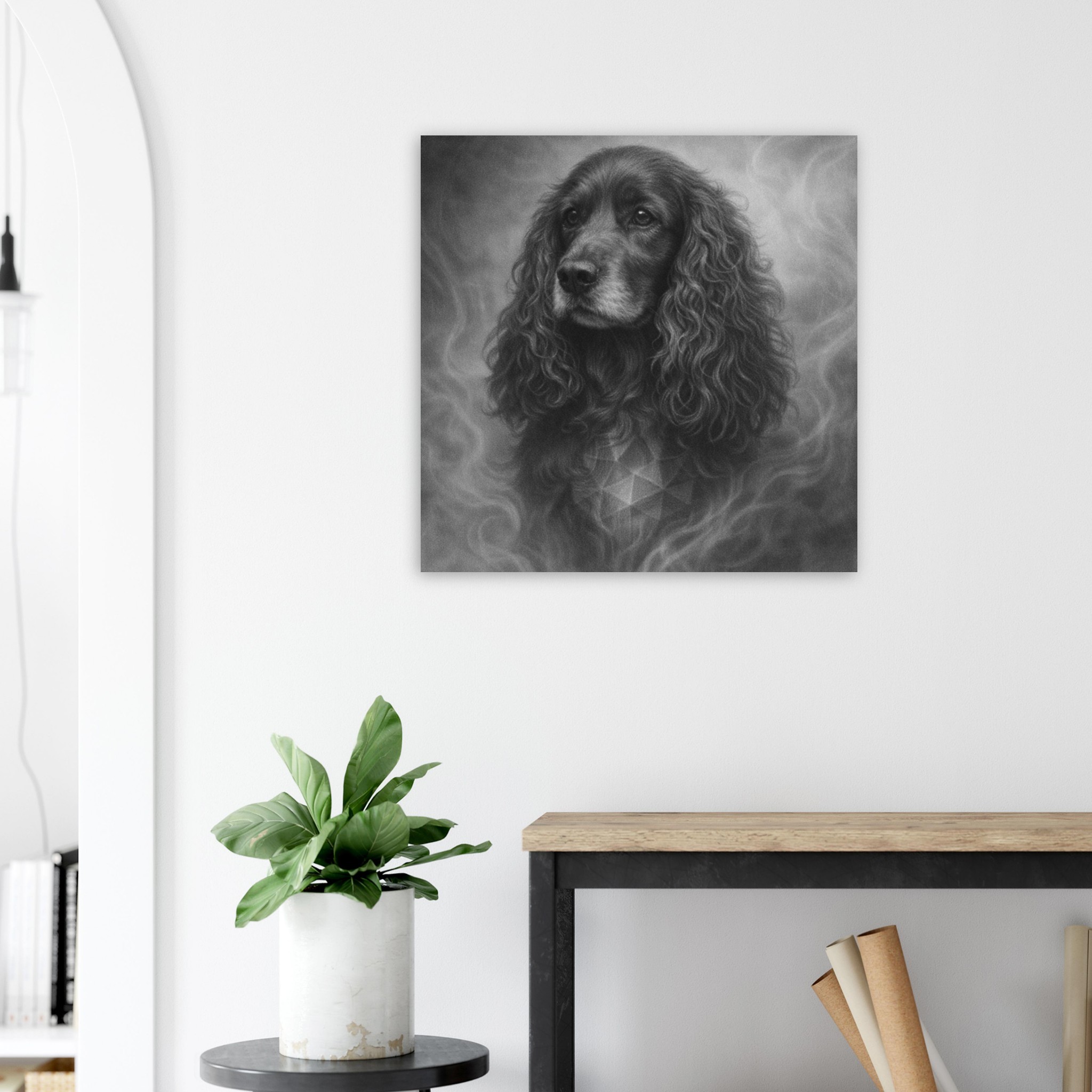 classic semi glossy paper poster cocker spaniel 9a3b4759-7e42-4e26-addf-f0131a502cce