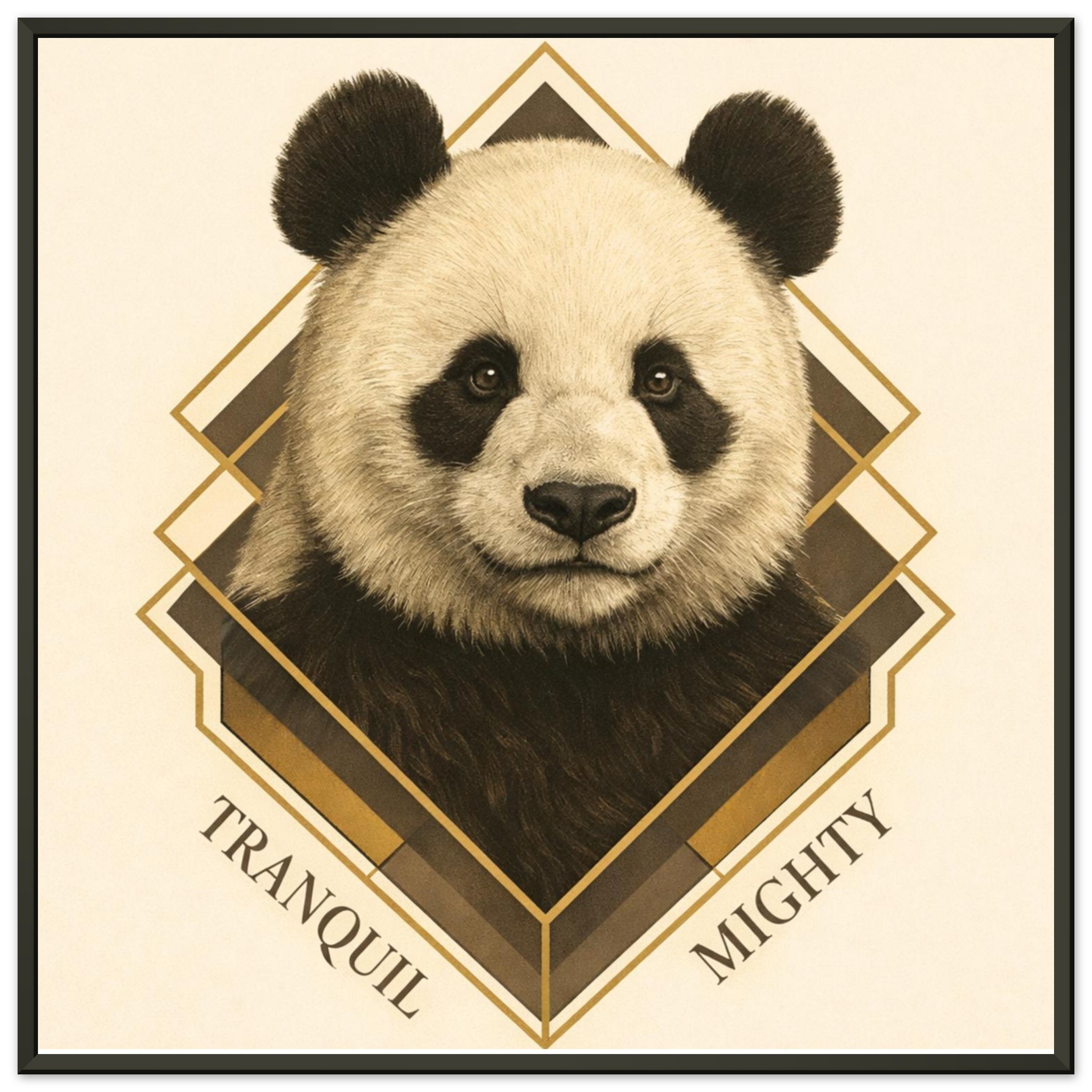 classic semi glossy paper metal framed poster panda wall art 9b92f173-4b32-4ce4-bb41-1e62bb642580