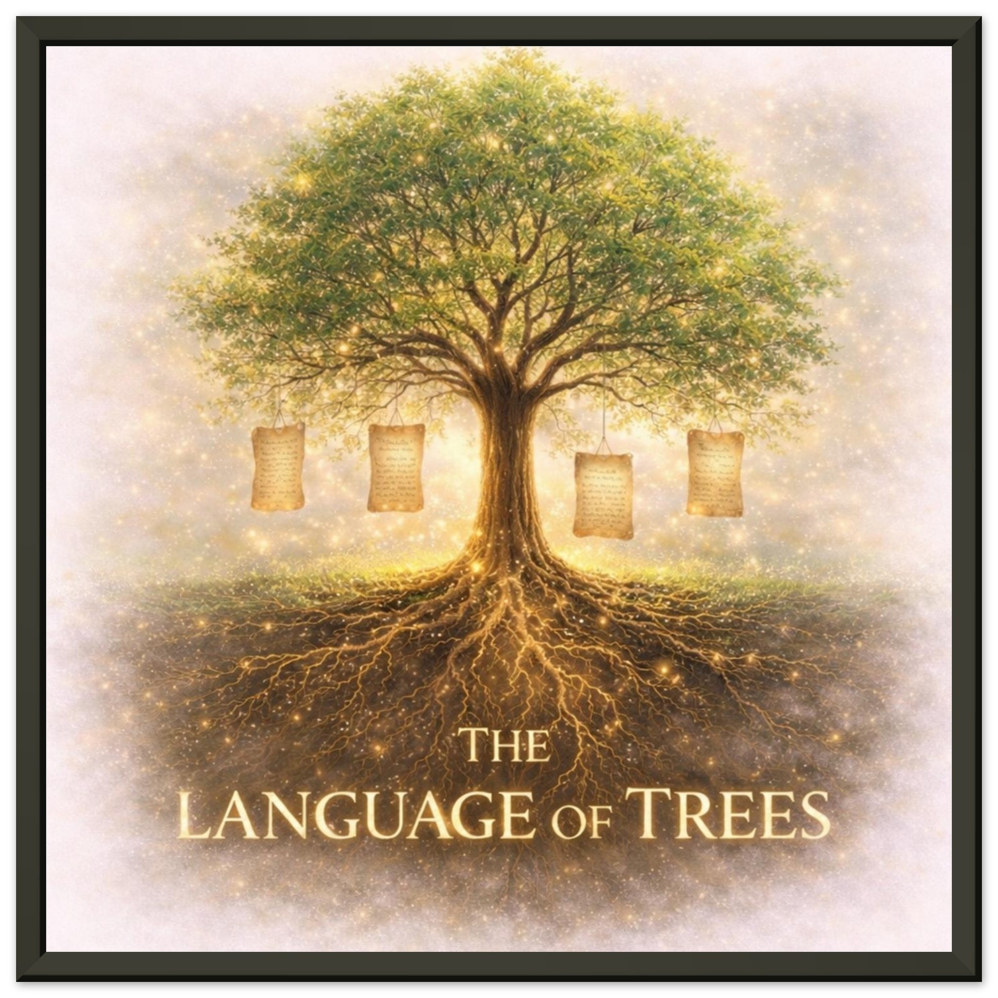 classic semi glossy paper metal framed poster the language of trees 9d4054e4-b7eb-4e5c-a094-cd6e2bb34fde