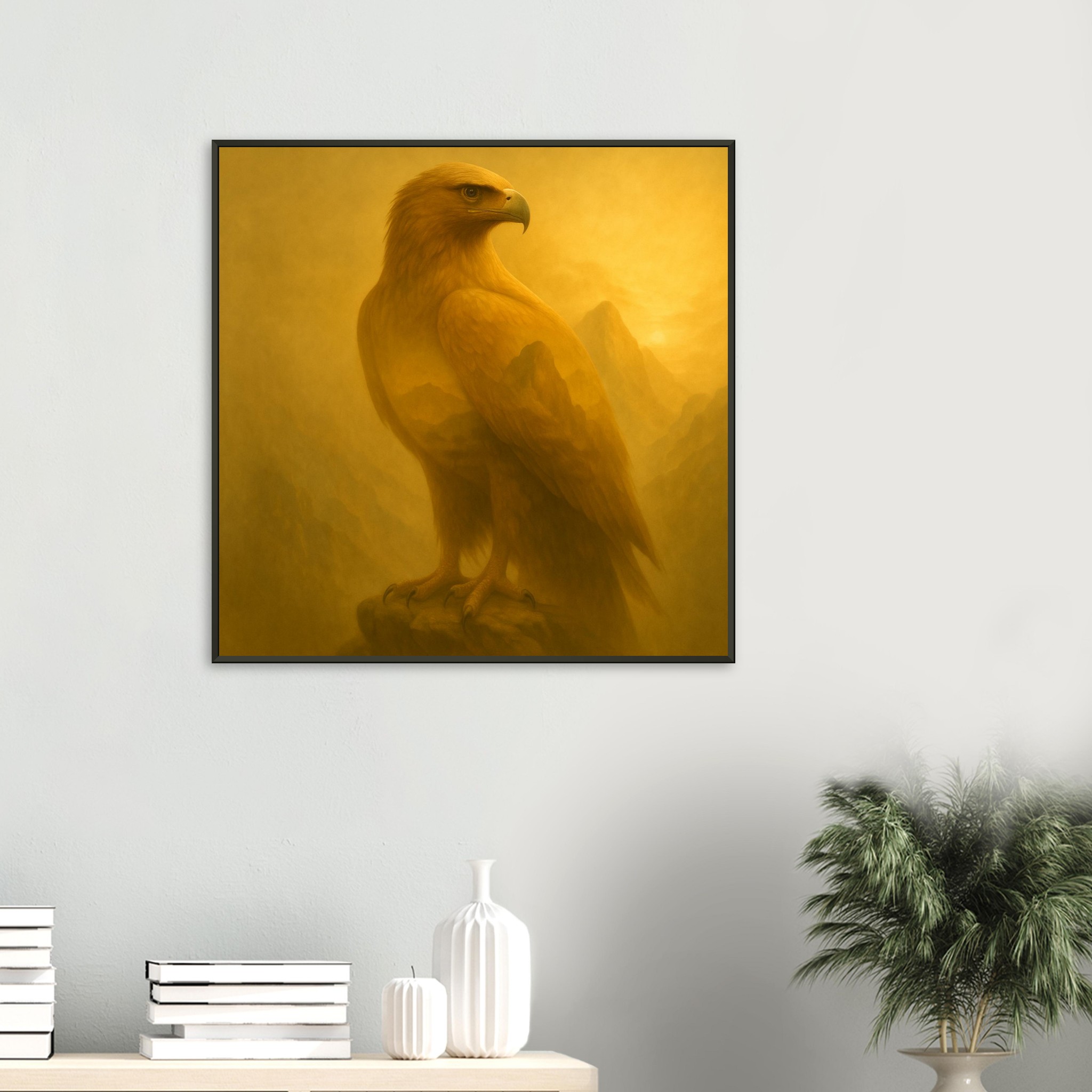 classic semi glossy paper metal framed poster golden eagle 9e0d4960-4916-431d-9f71-c4a747ca460f