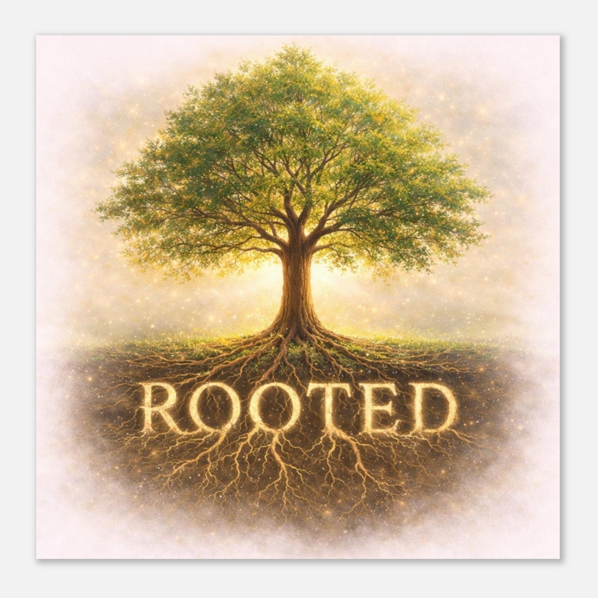 classic semi glossy paper poster rooted tree 9ff38ca4-5099-467c-9799-52c4b690bd48