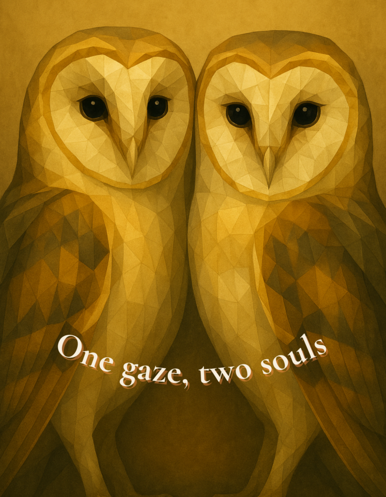 one gaze, two souls