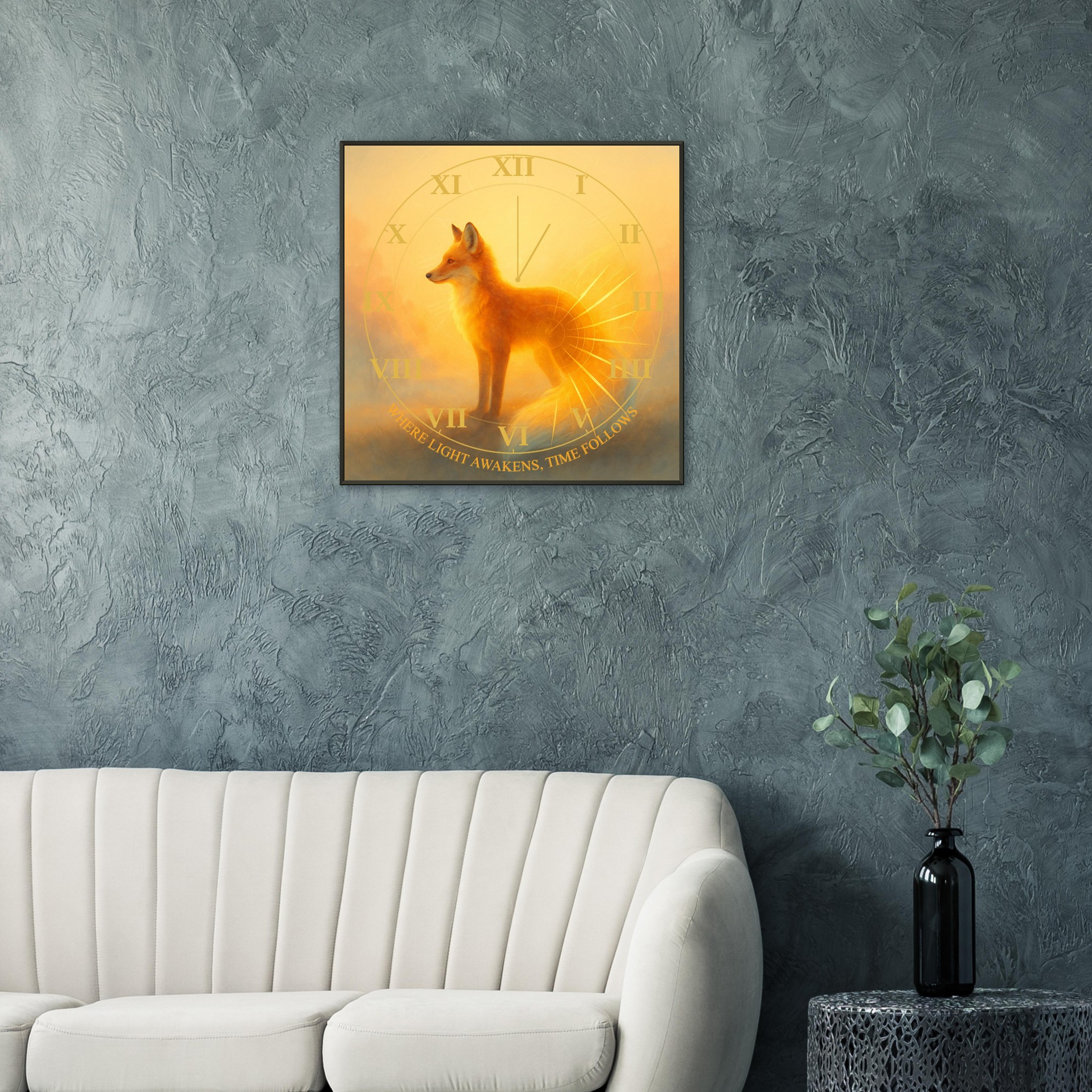 classic semi glossy paper metal framed poster, timekeeper a191fd15-7ed1-4304-ac27-7ce07e03e5a4