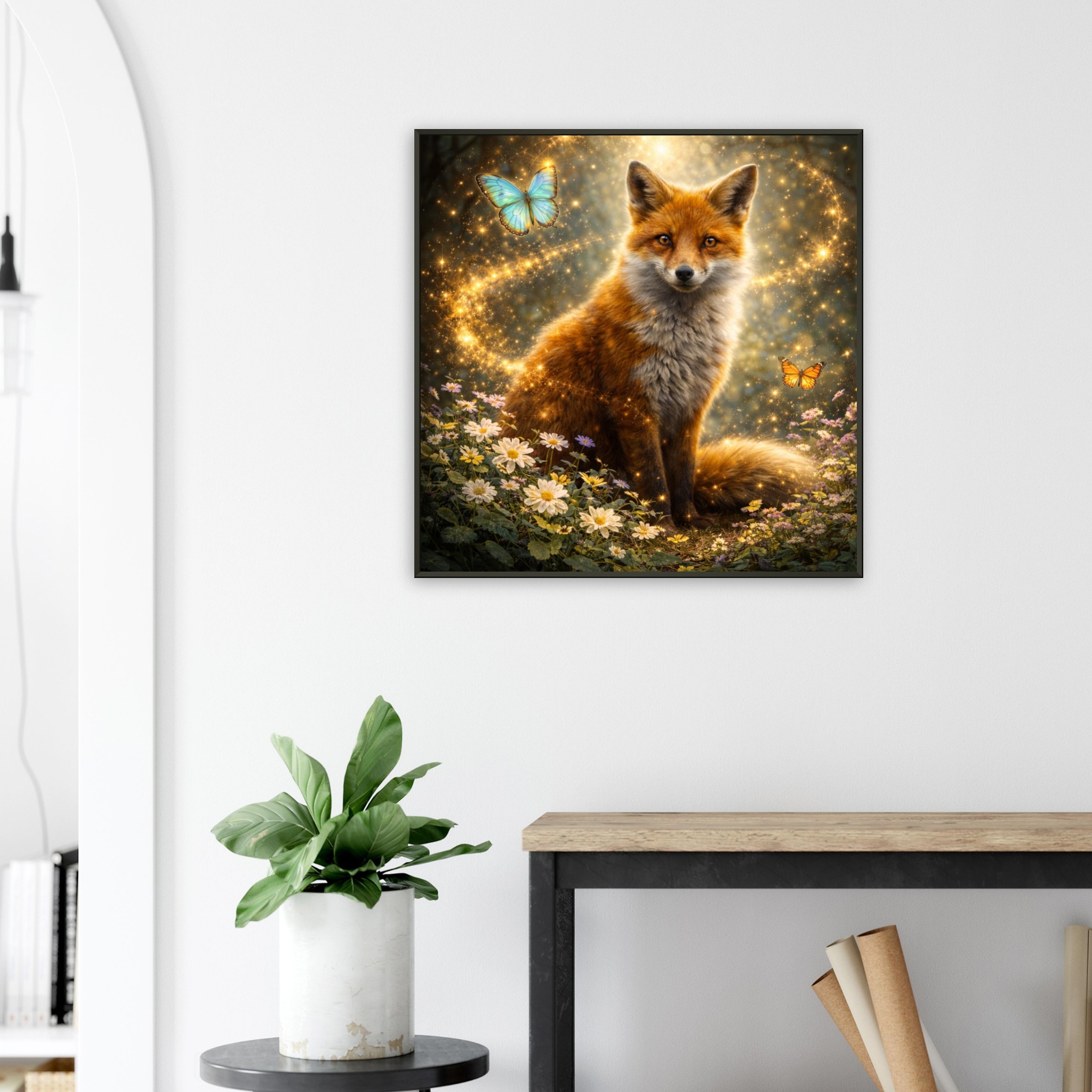 classic semi glossy paper metal framed postered fox a1be21ef-28c4-4702-a959-df9abc751a83