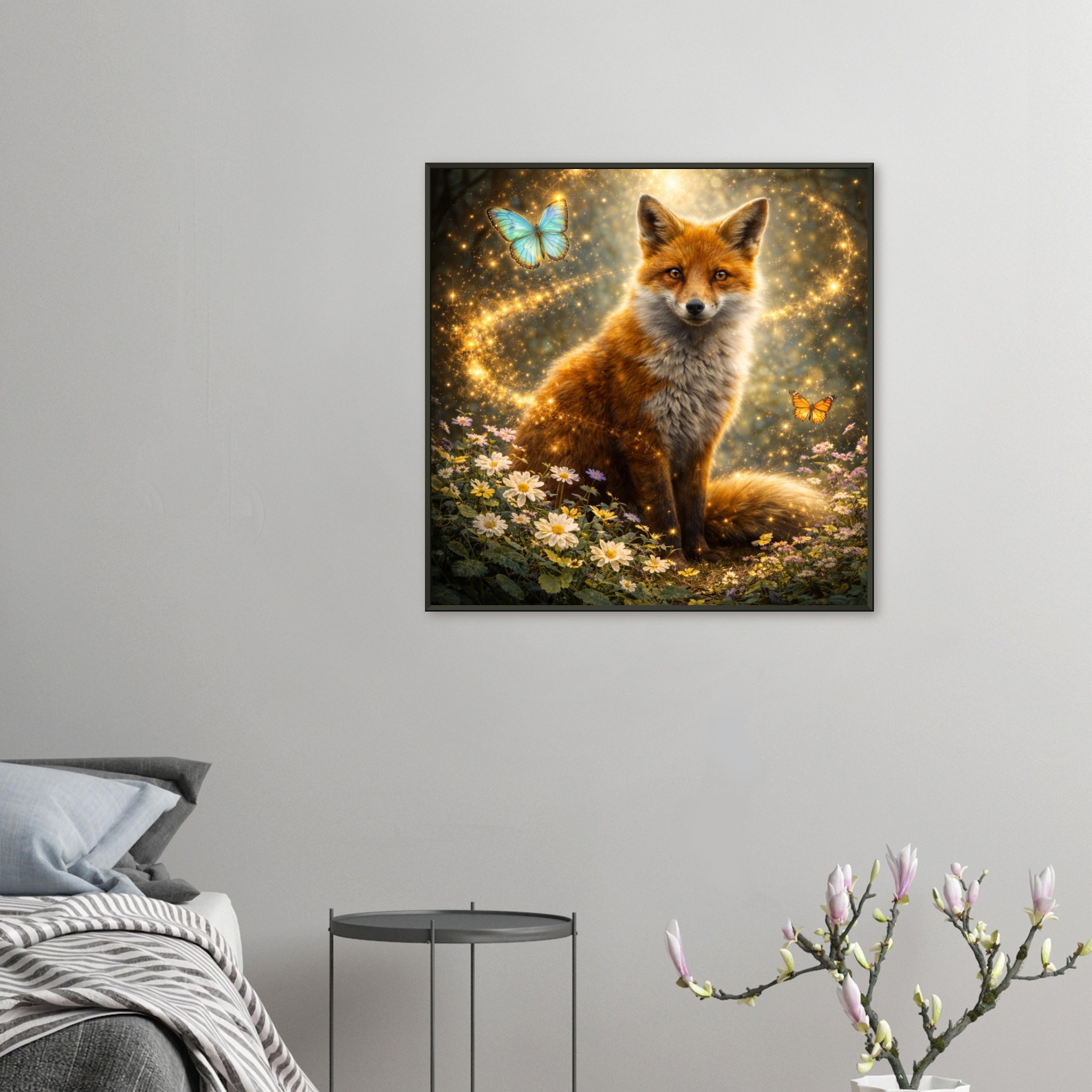 classic semi glossy paper metal framed postered fox a4ce3e36-1e7c-4072-b08e-81737c7d370b