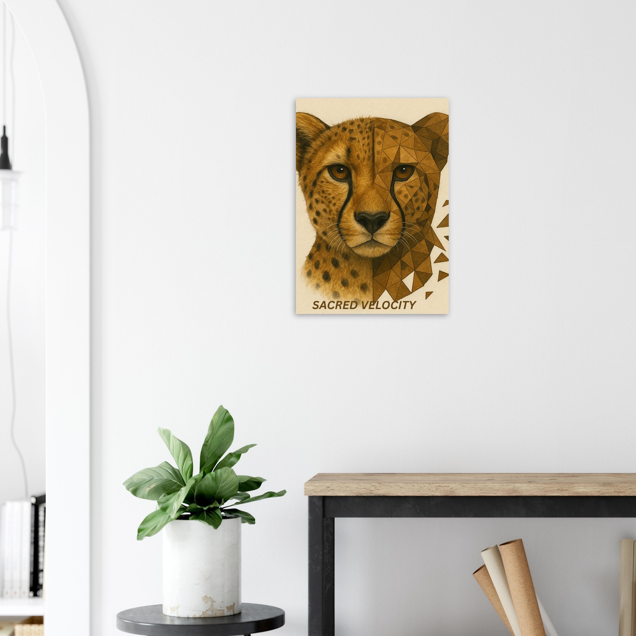 classic semi glossy paper poster, cheetah a5b35fd8-a5ce-4116-ae6d-08aaa4209604