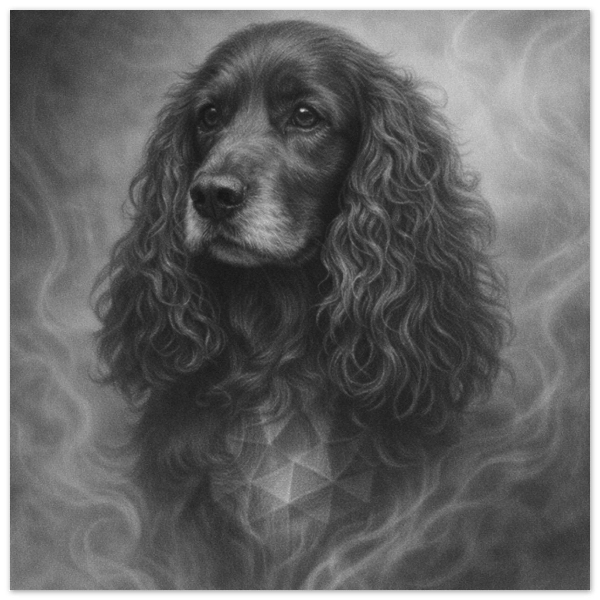 classic semi glossy paper poster cocker spaniel a67014a9-678b-4cab-8883-40431905e748