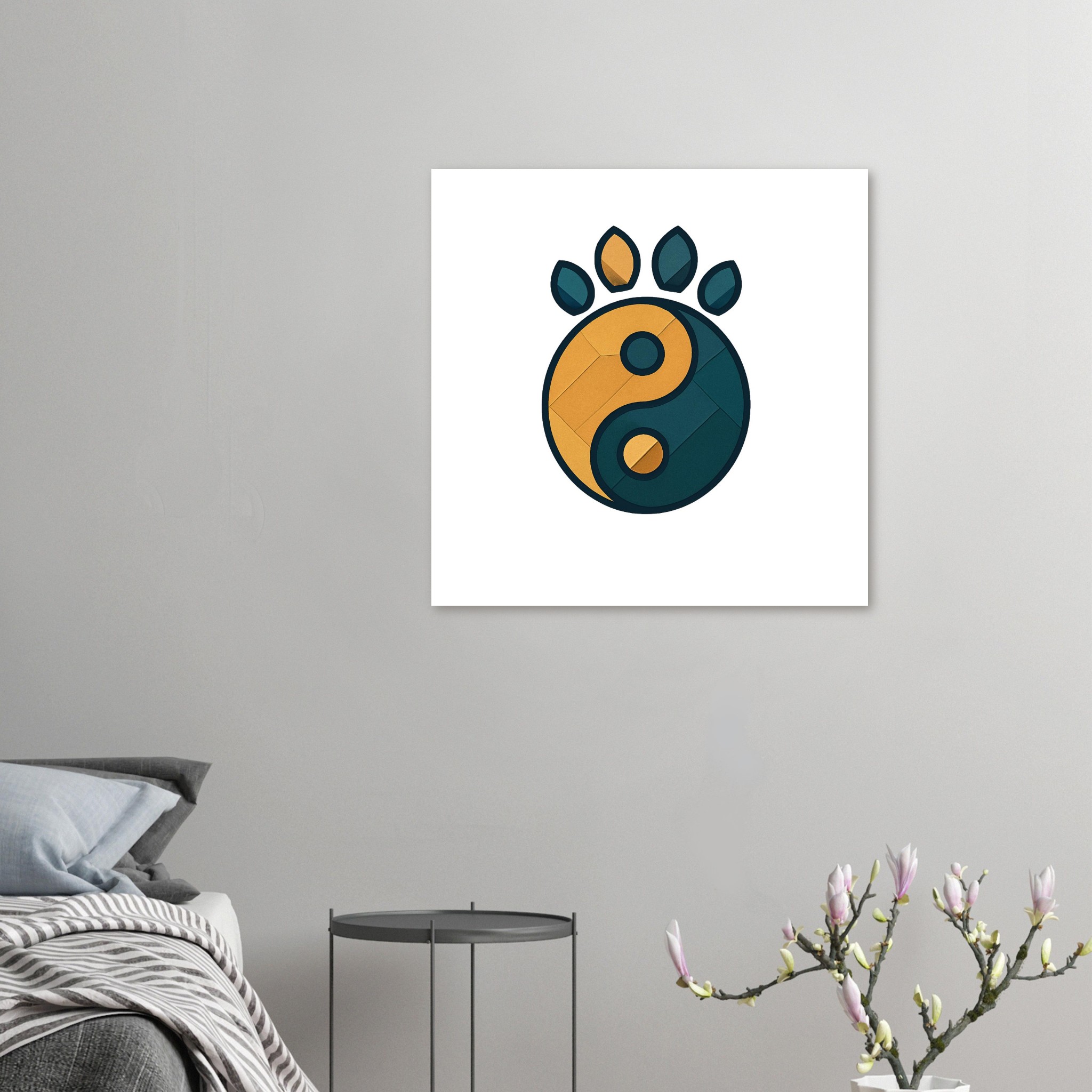 classic semi glossy paper poster yin and yang a7d6c1e3-0d2c-491f-8806-269967913548