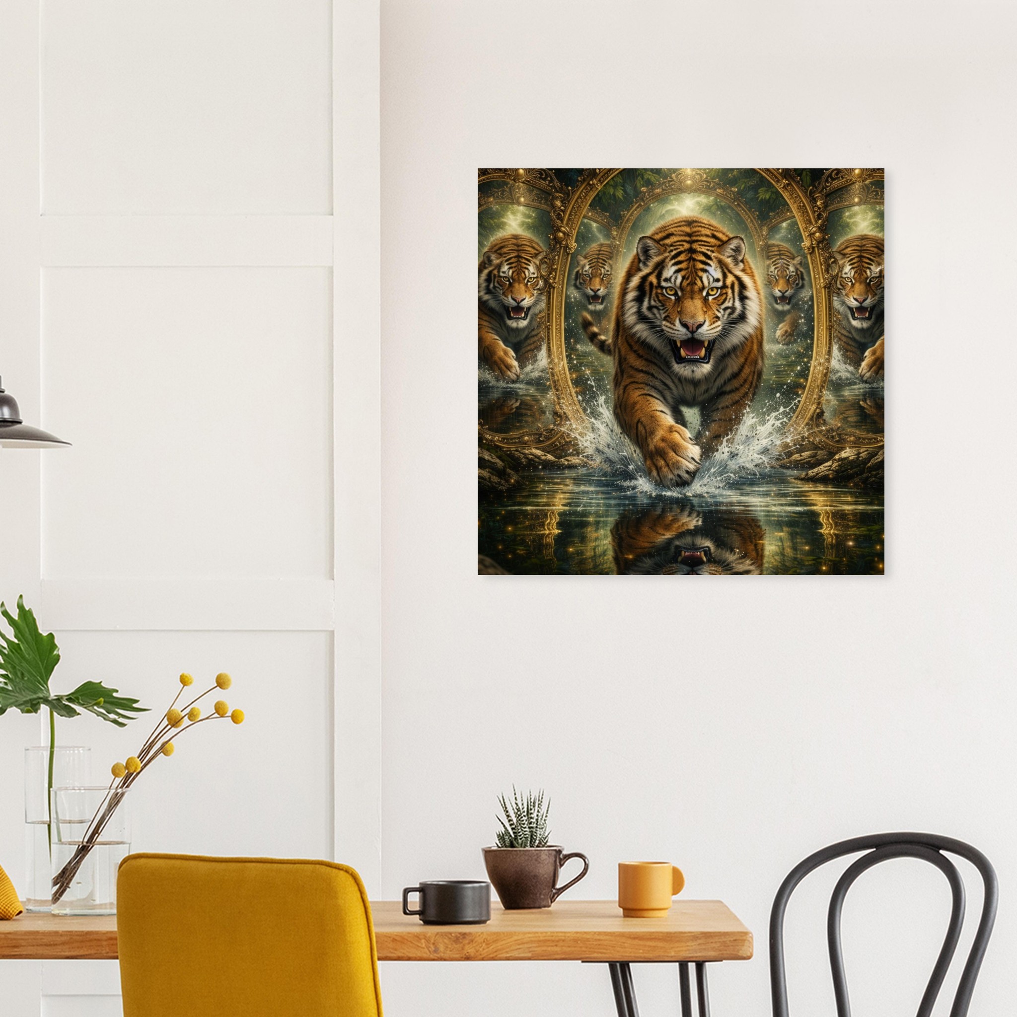 classic semi glossy paper poster tiger reflections a82da941-e375-488b-98dd-02d48e1b7453