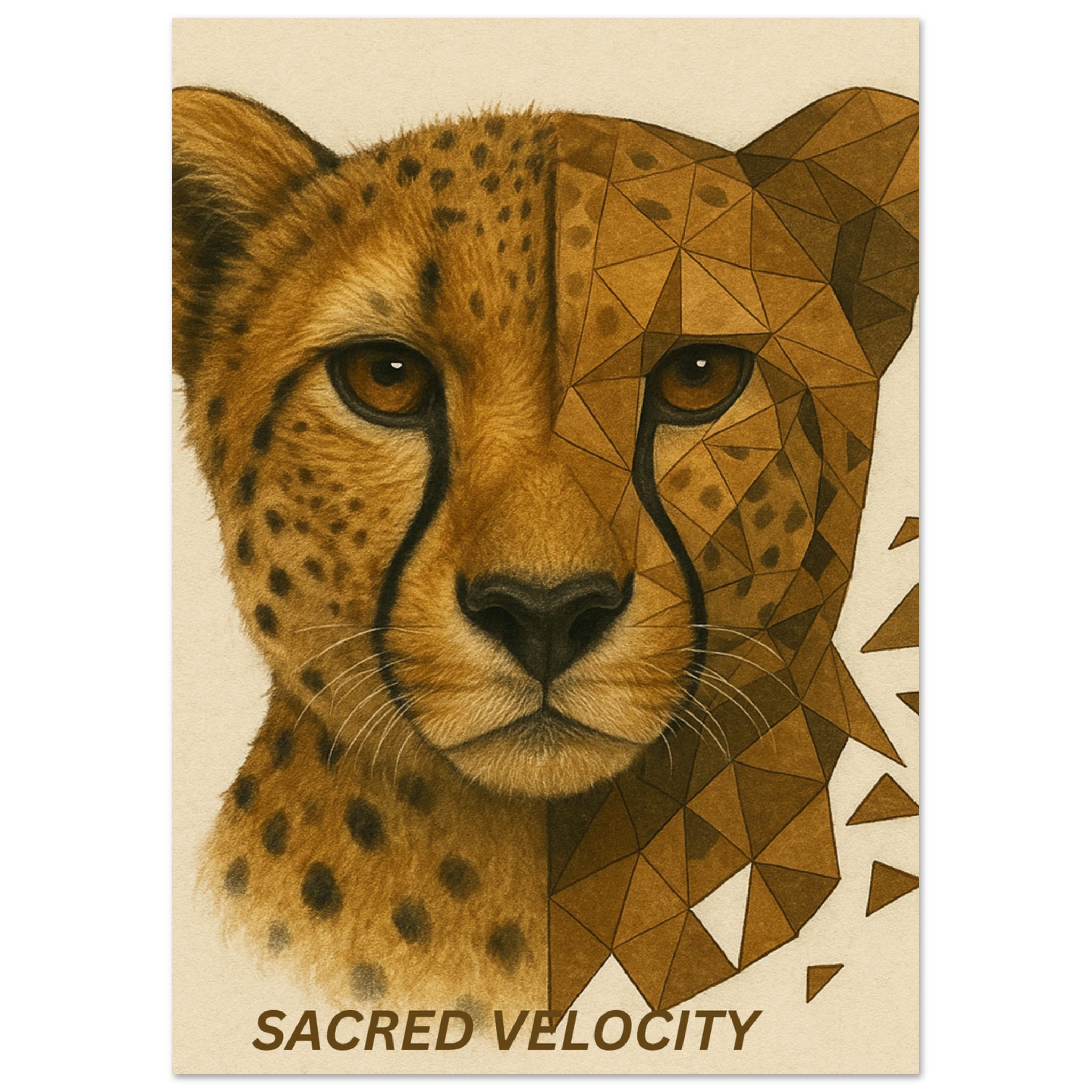classic semi glossy paper poster, cheetah a90e9d3f-f691-4185-b62c-798381834c85