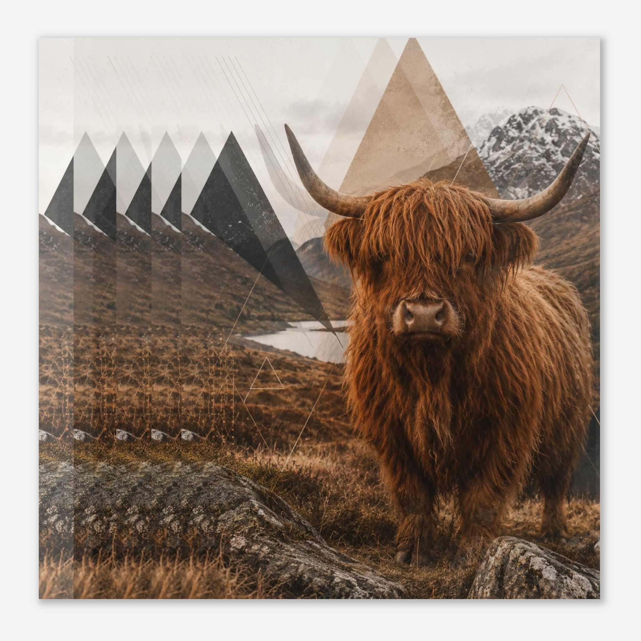 classic semi glossy paper poster highland cow a93e7ed8-2056-4fd8-94b9-b45c08004b71